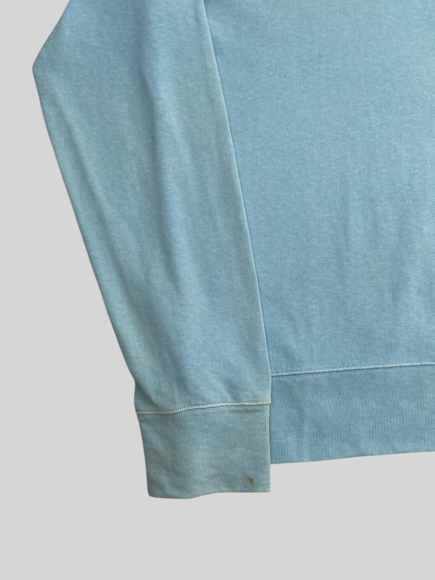 Authentic Stone Island Denim 2004 Pullover Sweatshirt Light Blue X-Large