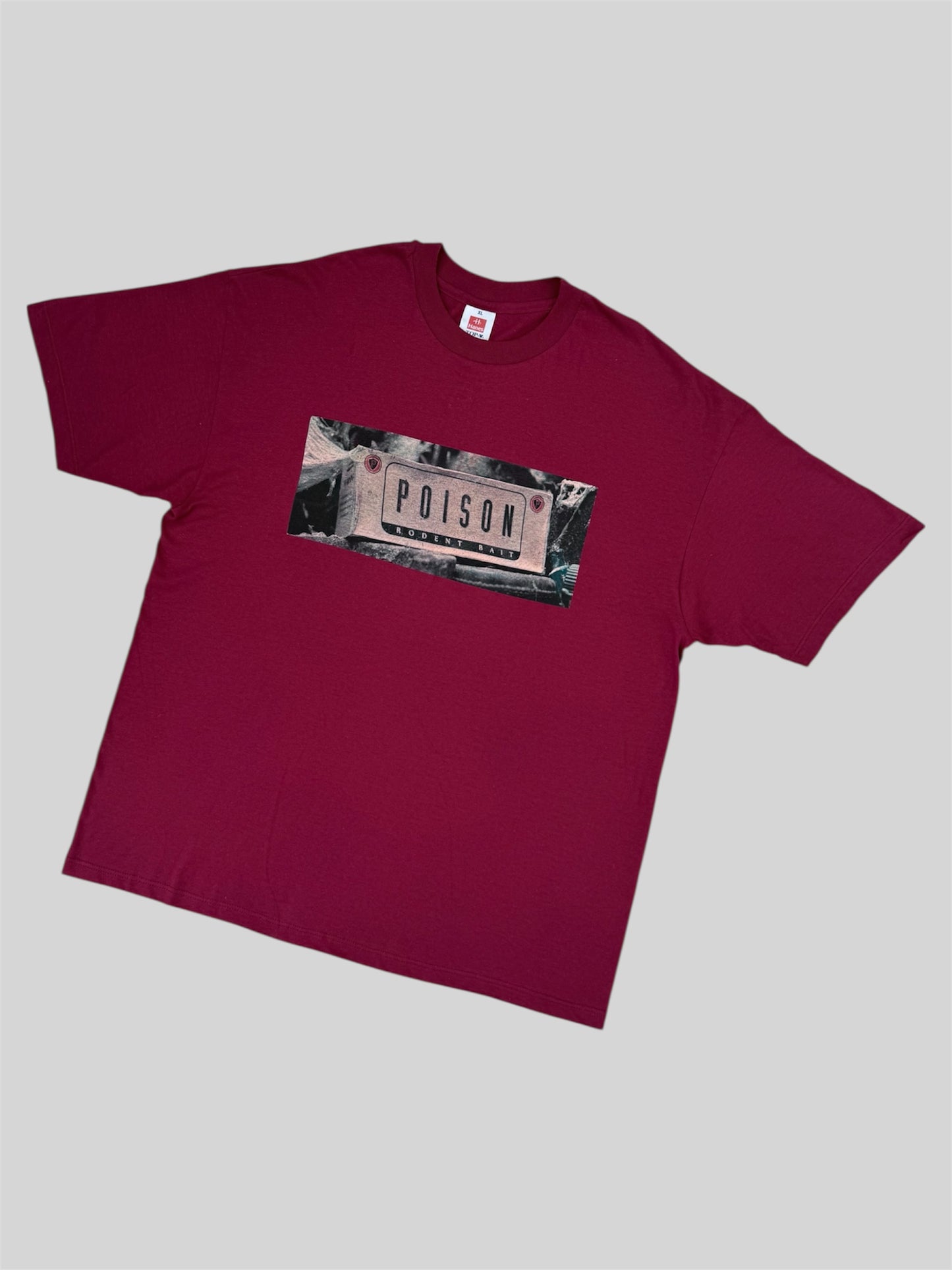 Vintage 90s The Prodigy 1995 Poison Tour T Shirt Red X-Large