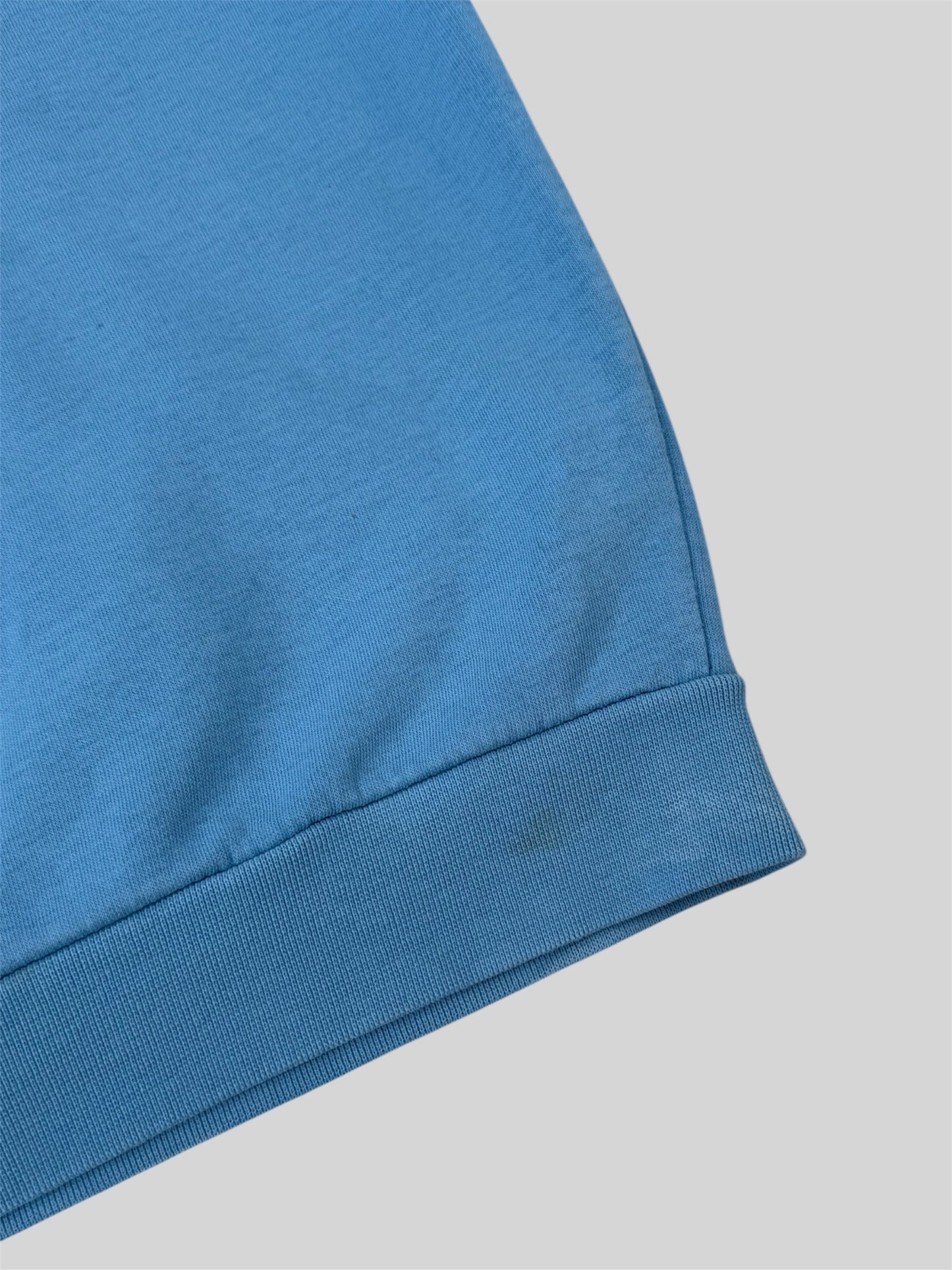 Vintage 2000s Nike Athletic Spellout Pullover Hoodie Light Blue Medium
