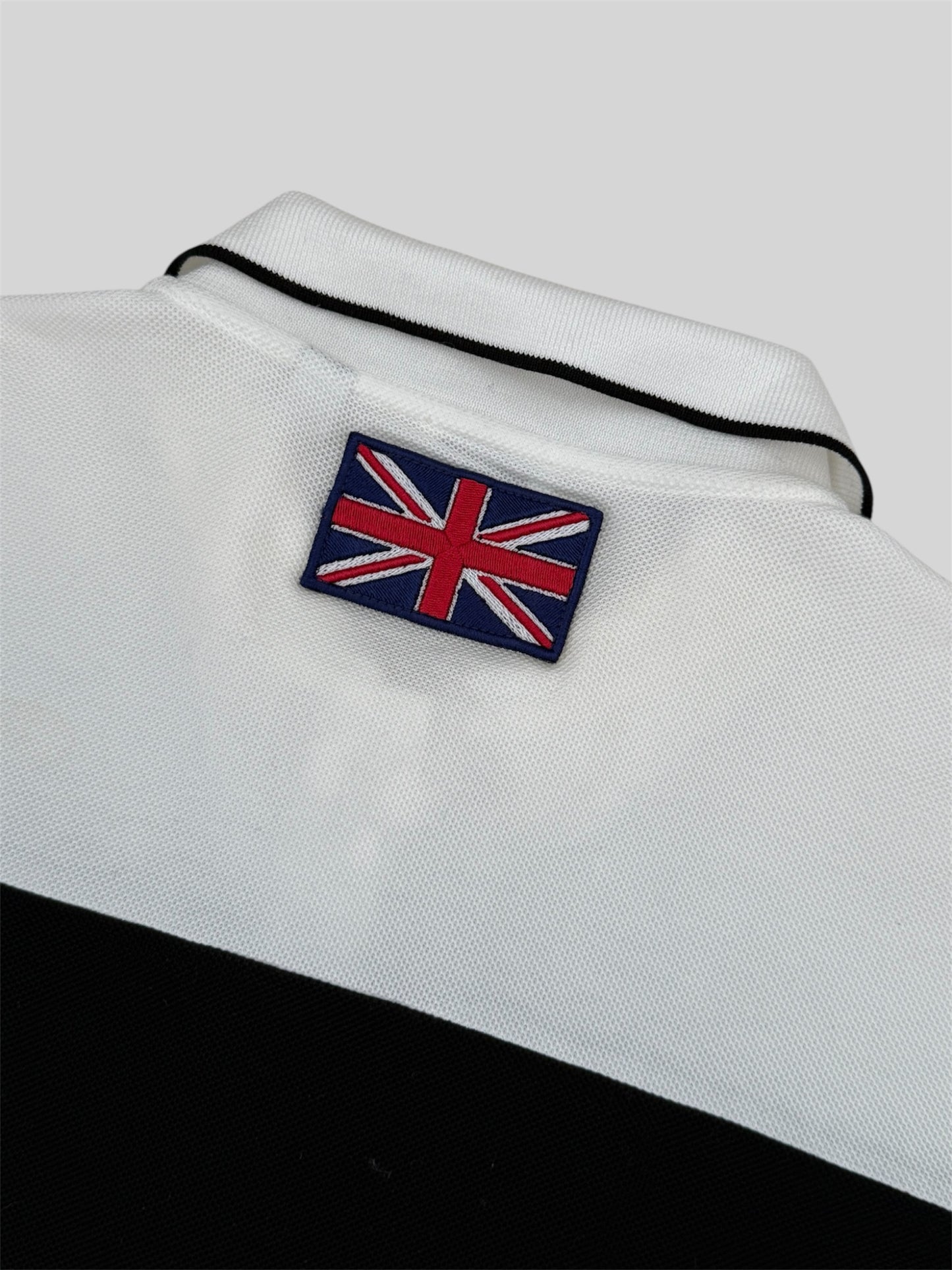Authentic Modern Burberry Spellout Button Up Polo Shirt White Large £360RRP
