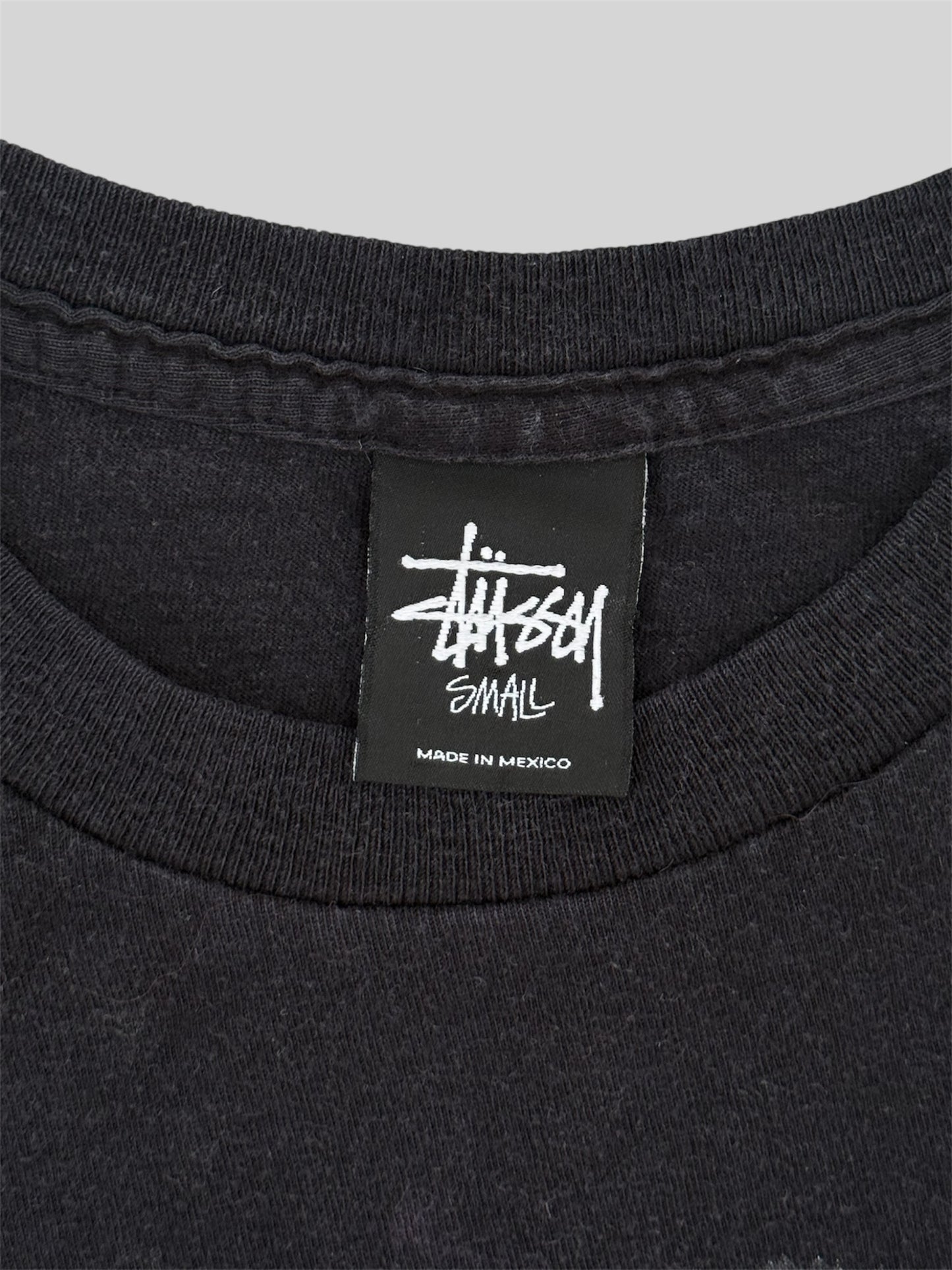 Stussy X YO MTV RAPS De La Soul Spellout T Shirt Black Small