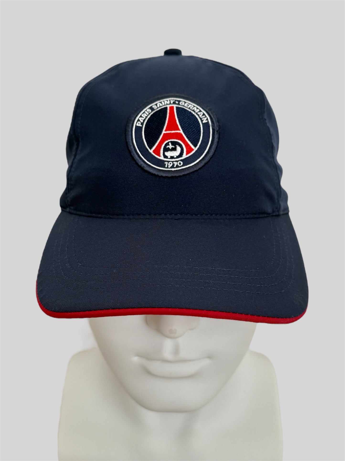 Rare Vintage Nike 2000s Paris Saint-Germain Baseball Cap Navy One Size
