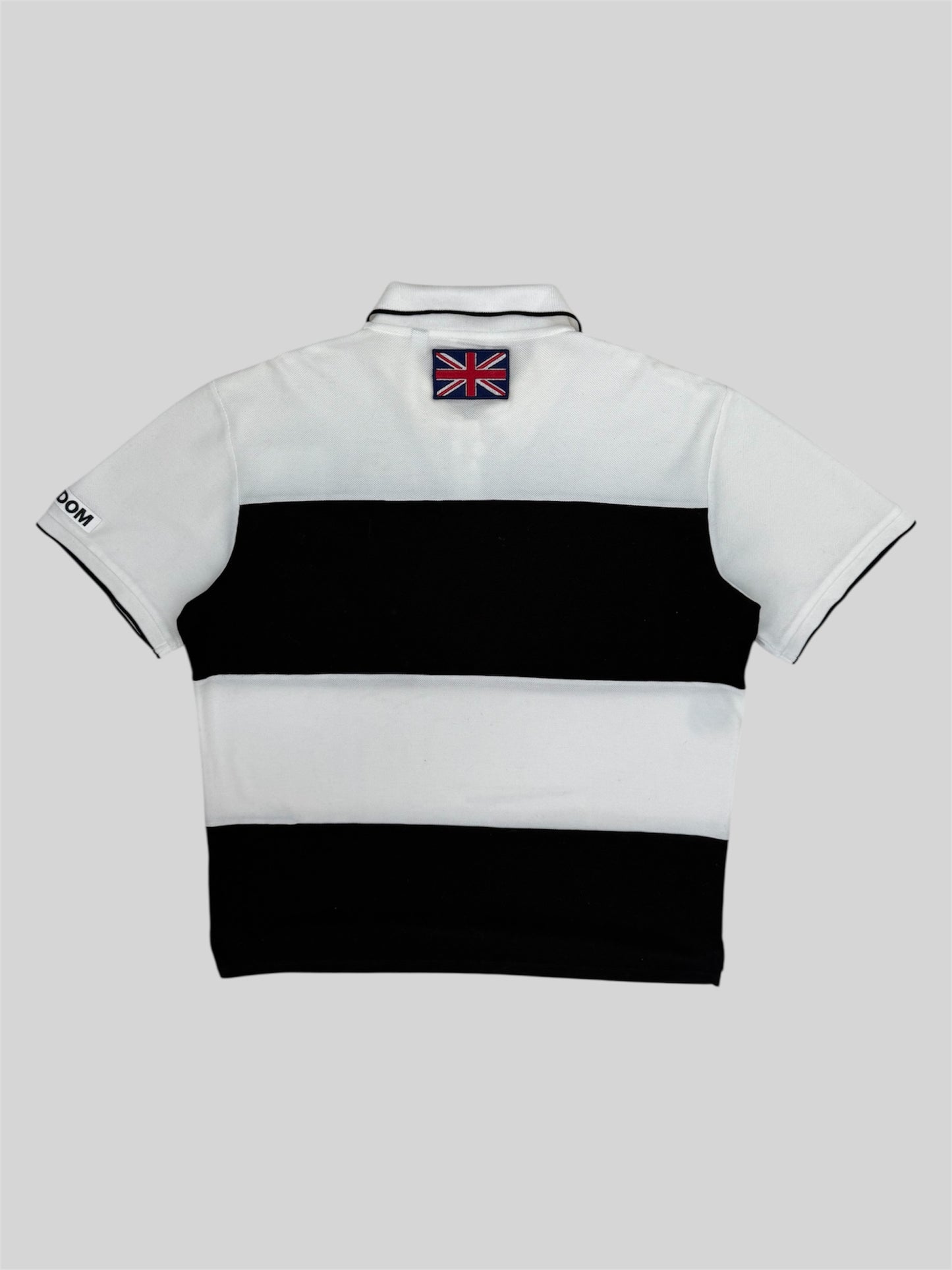 Authentic Modern Burberry Spellout Button Up Polo Shirt White Large £360RRP