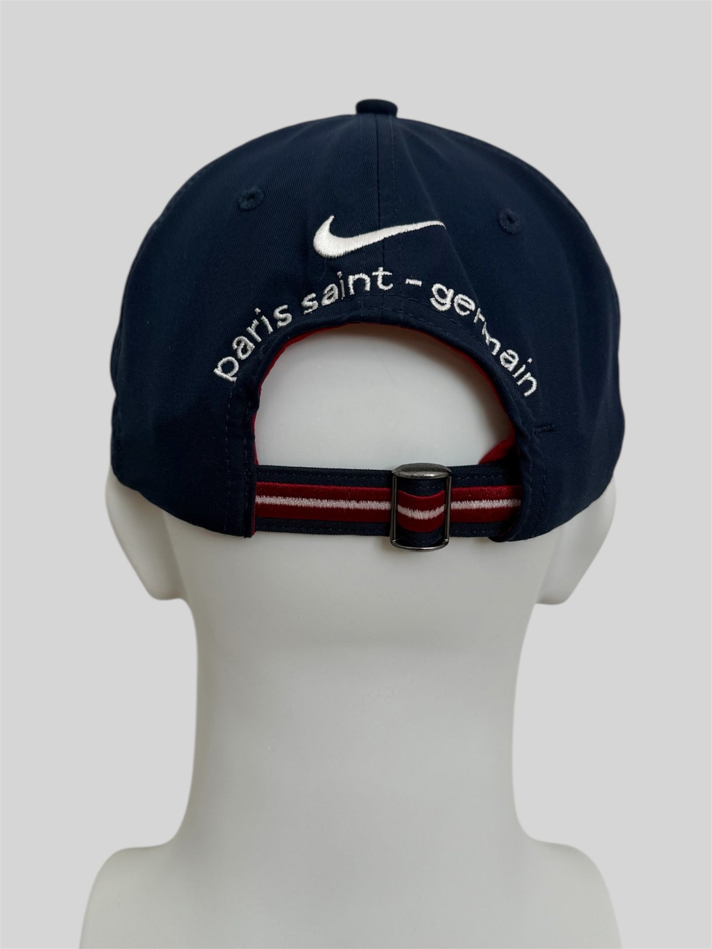 Rare Vintage Nike 2000s Paris Saint-Germain Baseball Cap Navy One Size