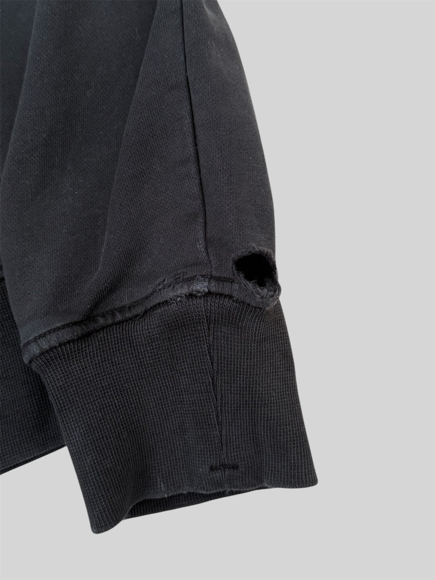 Authentic Stone Island 2021 Pullover Sweatshirt Black Small