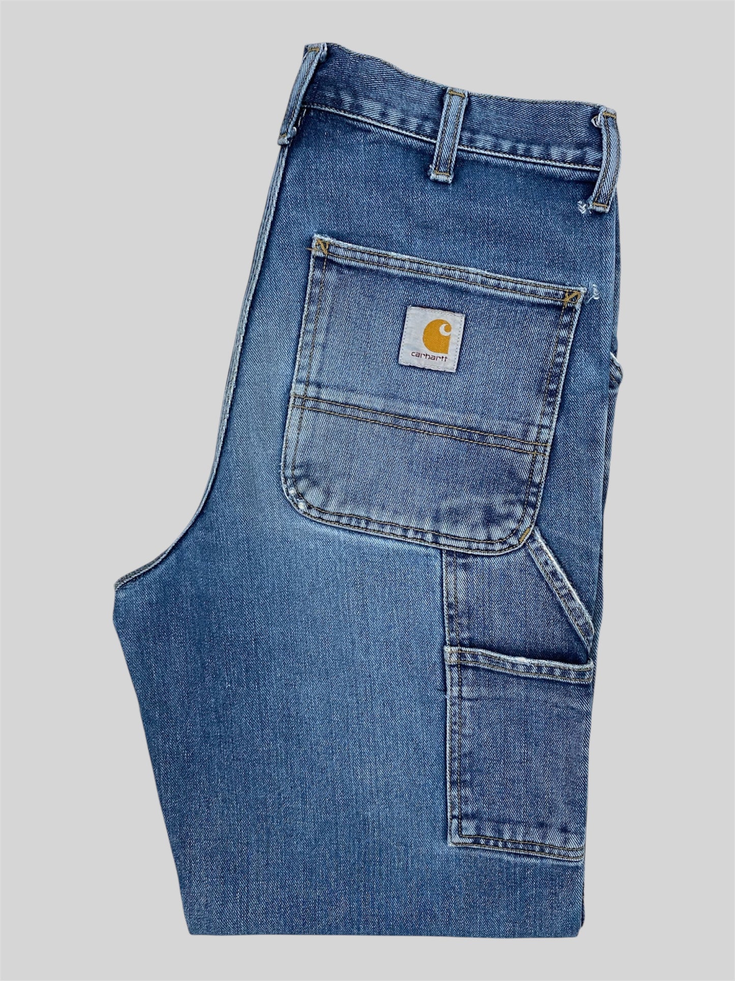 Carhartt Relaxed Fit Single Knee Carpenter Trousers Blue W30 L32