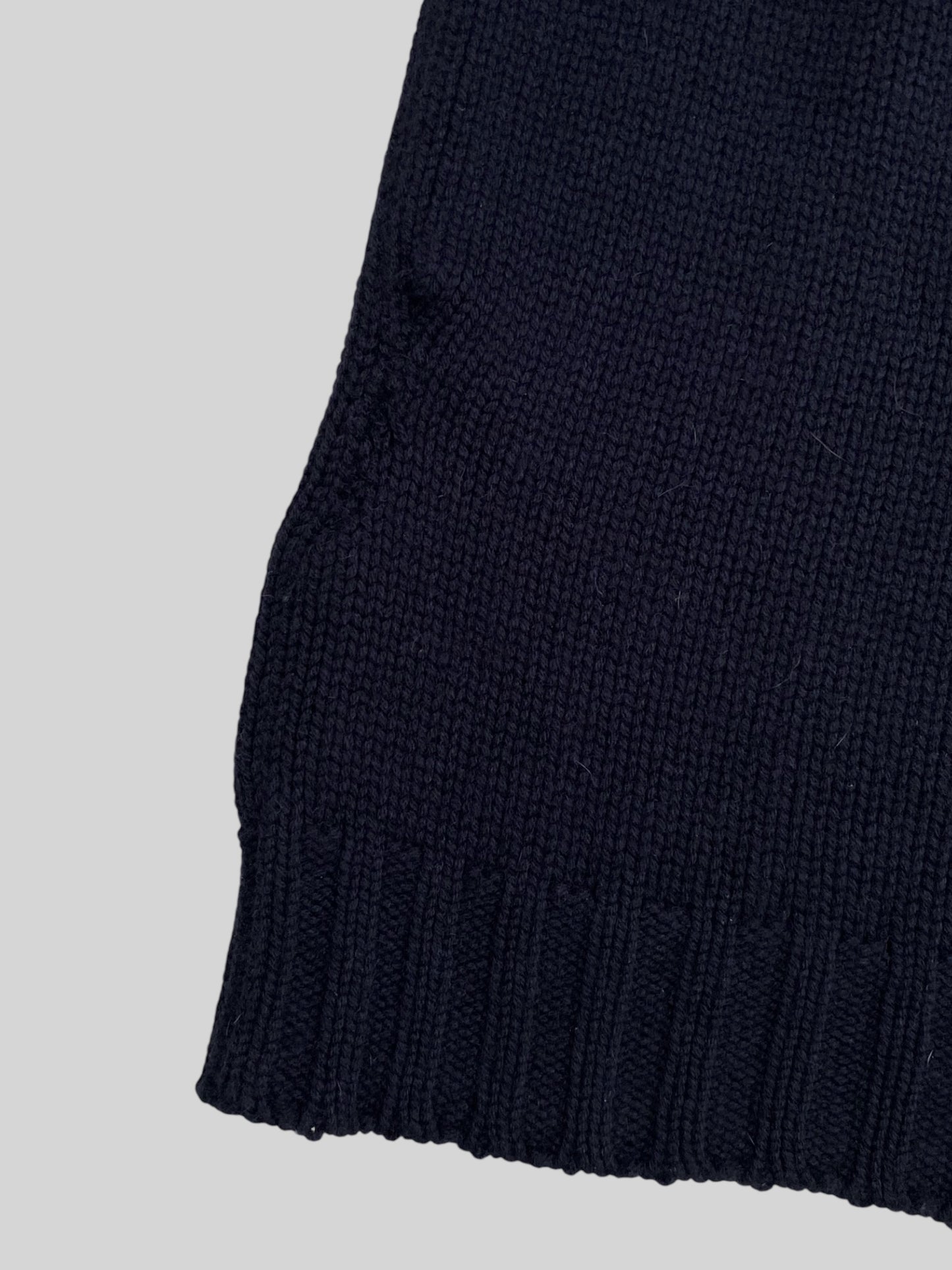 Authentic Ralph Lauren Purple Label USA Knitted Jumper Navy Medium