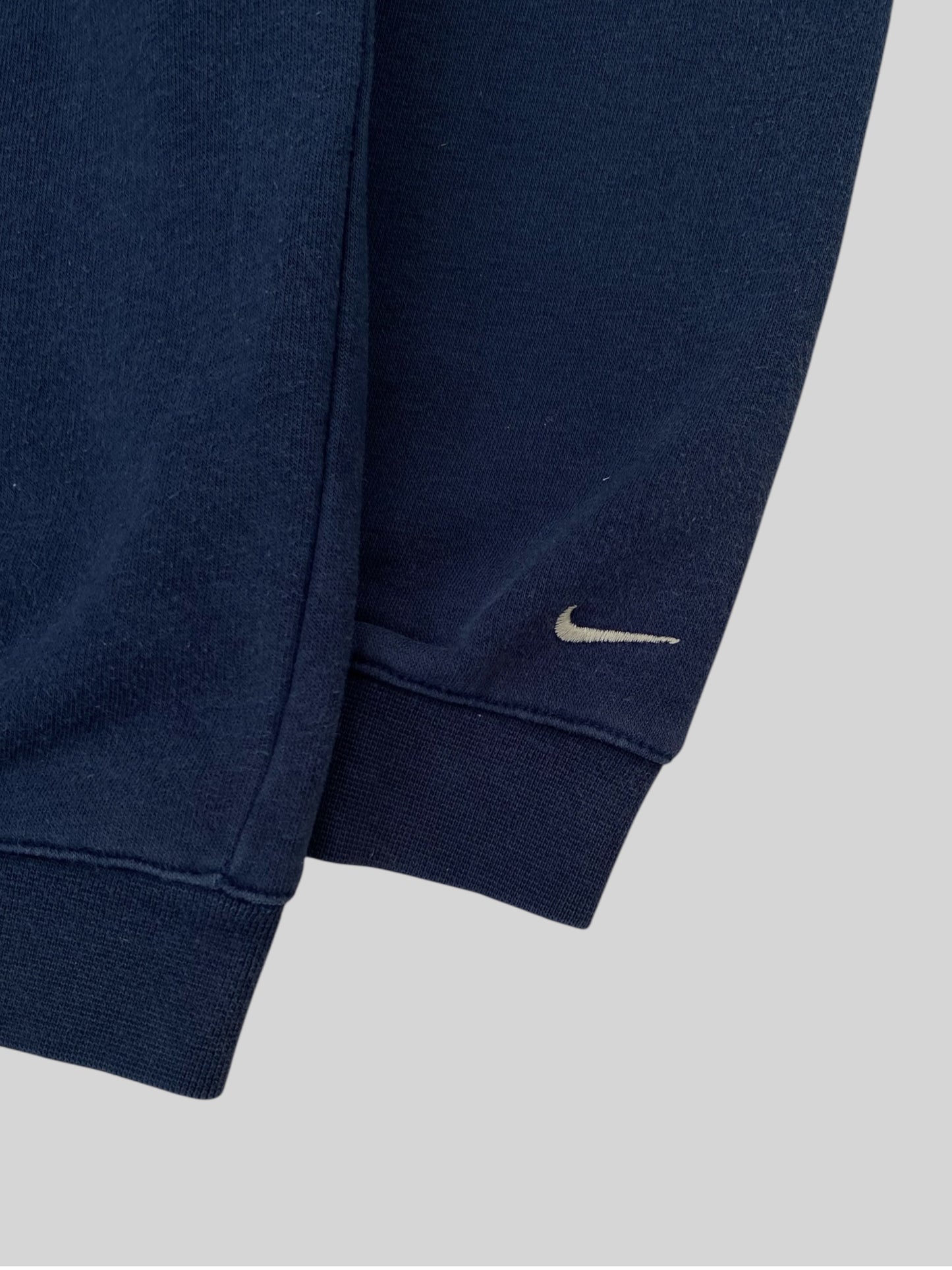 Vintage Nike Swoosh Bubble Pullover Sweatshirt Navy Small