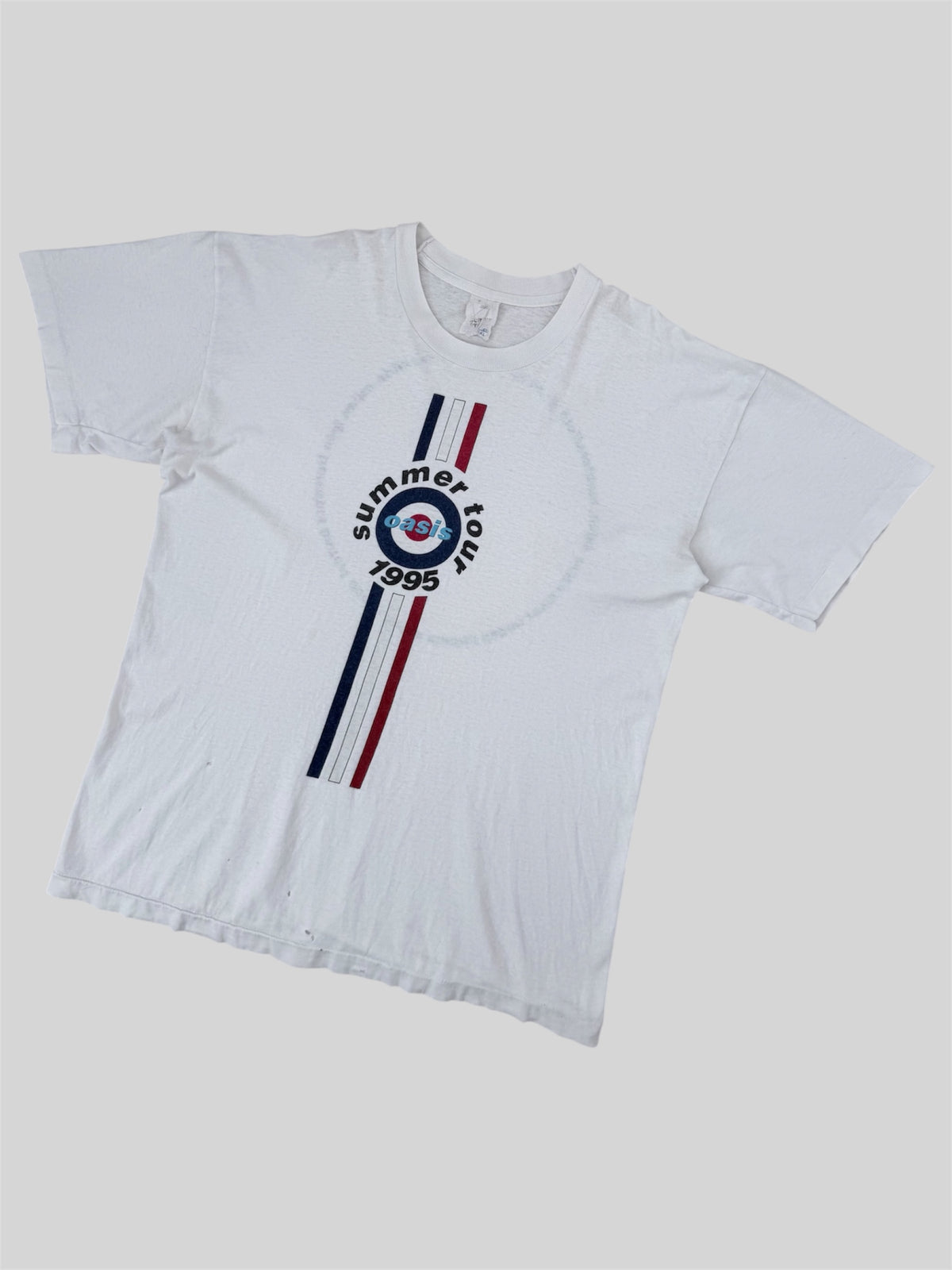 Vintage Oasis Summer Tour 1995 Single Stitch T Shirt White Large