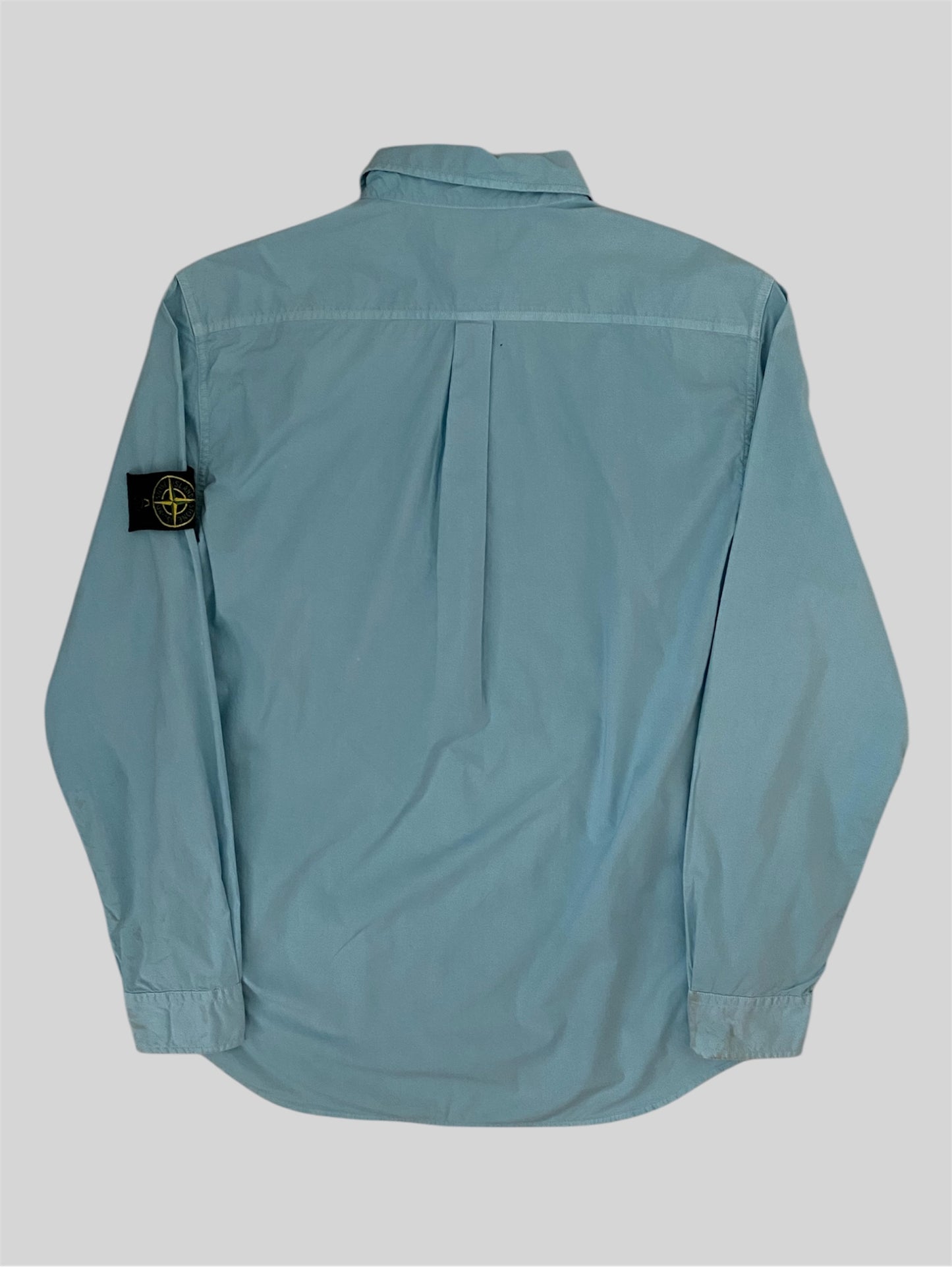 Authentic Stone island 2017 Button Up Overshirt Jacket Blue X-Large