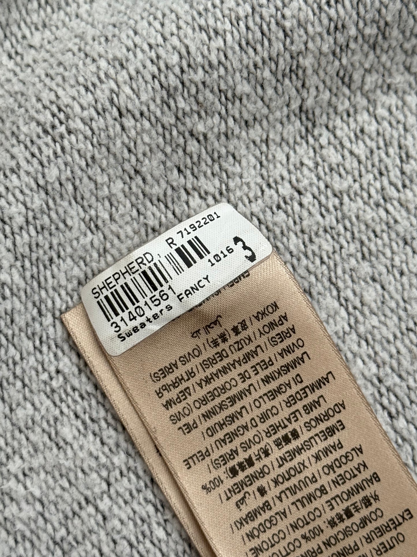 Authentic Burberry Embroidered Camo Horse Pullover Sweatshirt Dark Grey Large