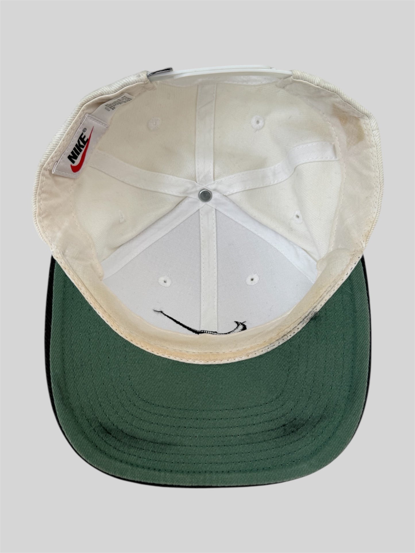 Vintage 90s Nike Embroidered Adjustable Baseball Cap Brown Adults One Size
