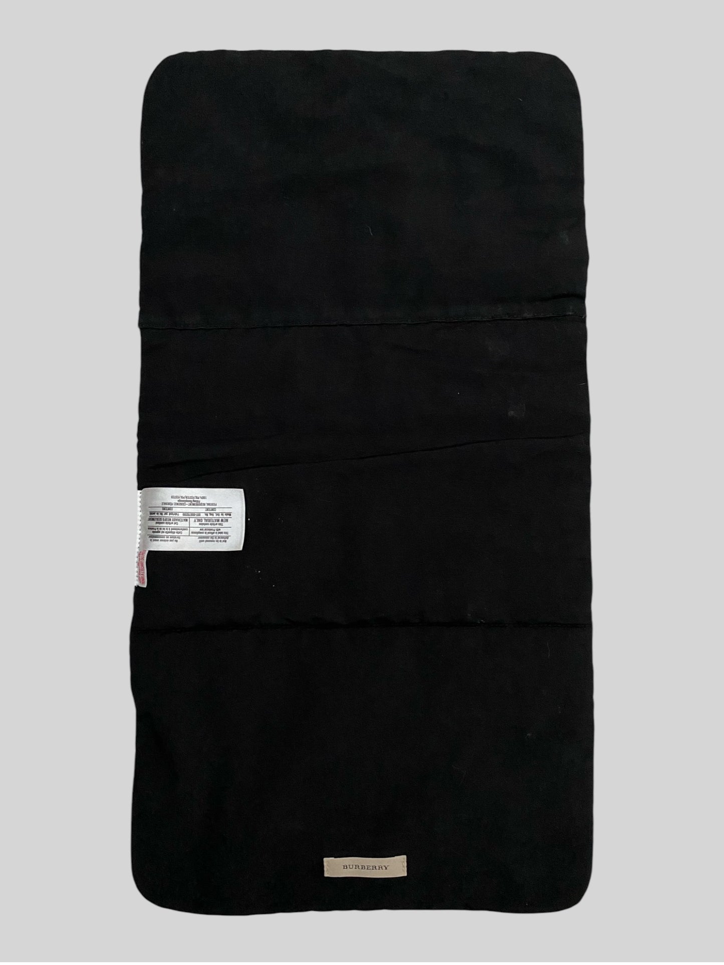 Burberry Nova Check Diaper Changing Messenger Bag Black