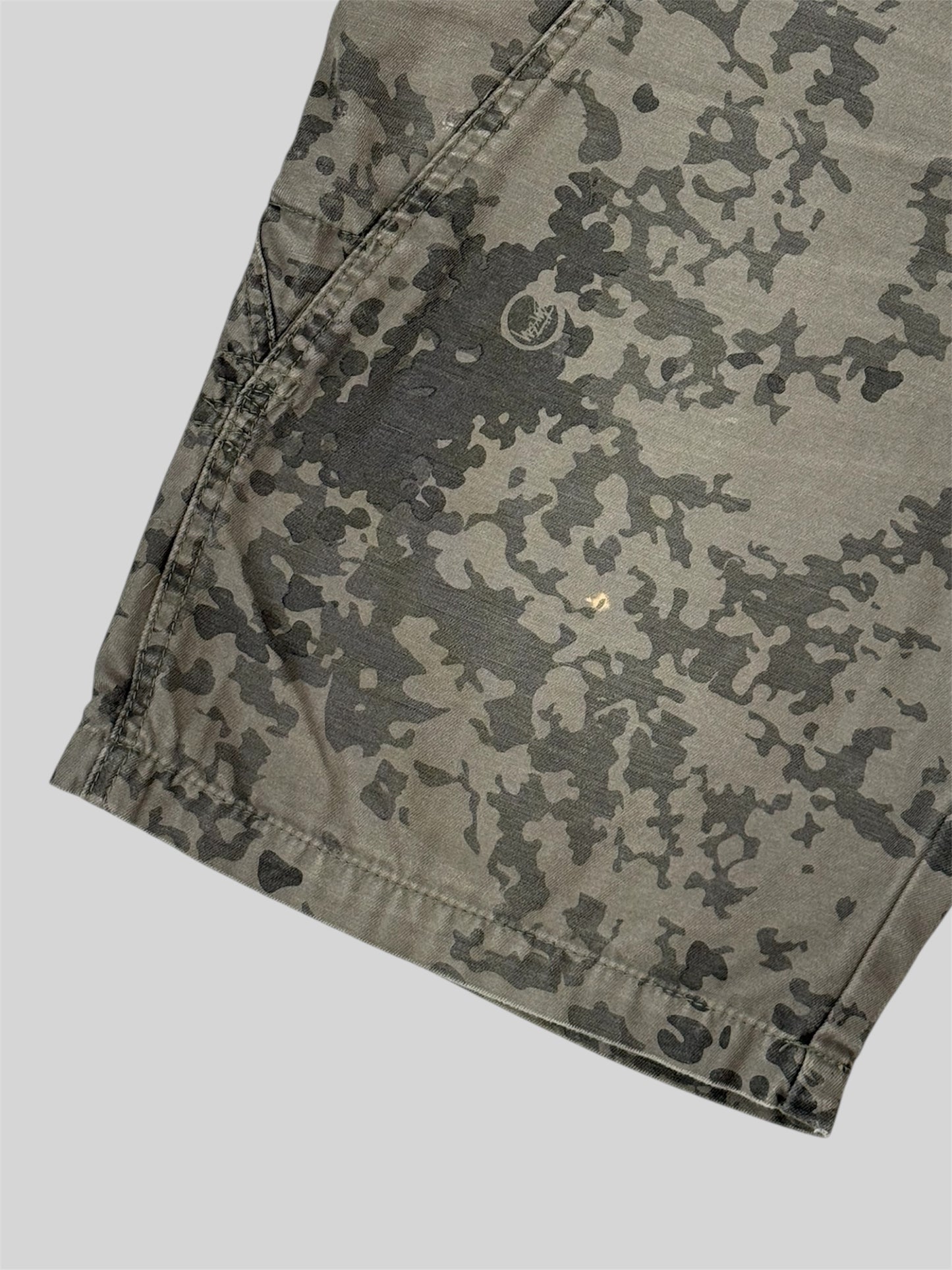 Rare Vintage Stussy 1990s Camouflage Camo Shorts Green W32