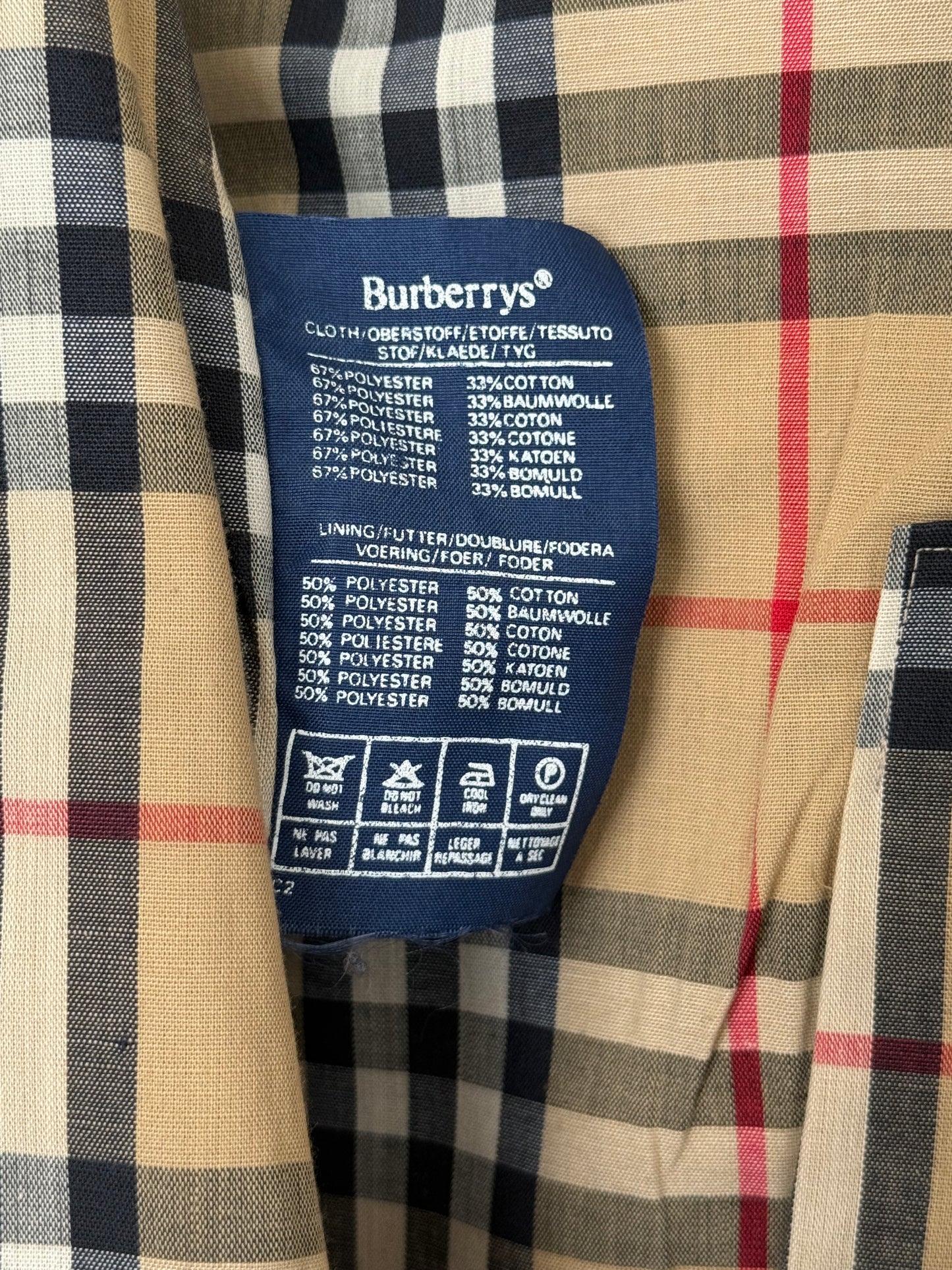 Rare Vintage Burberry Women’s Relaxed Fit Trench Coat & Inner Lining Size 8 Long