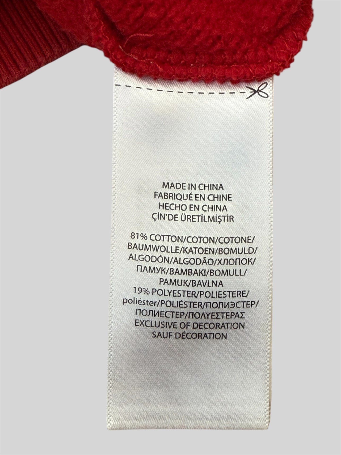 Authentic Polo Ralph Lauren Cropped Button Up Varsity Jacket Red L (12-14)