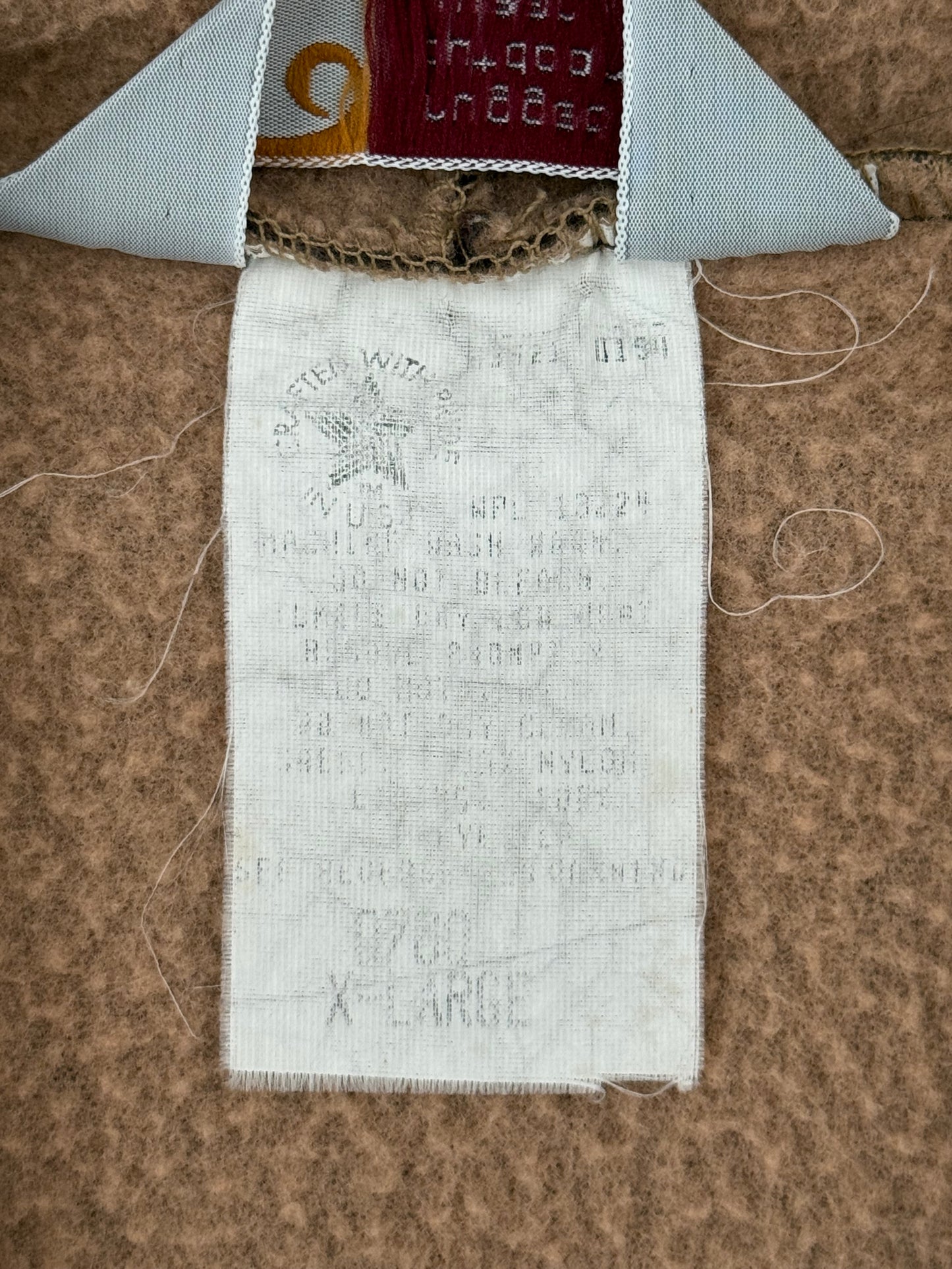 Vintage Carhartt 1994 Fleece Lined Full Zip Hoodie Brown X-Large Made In USA