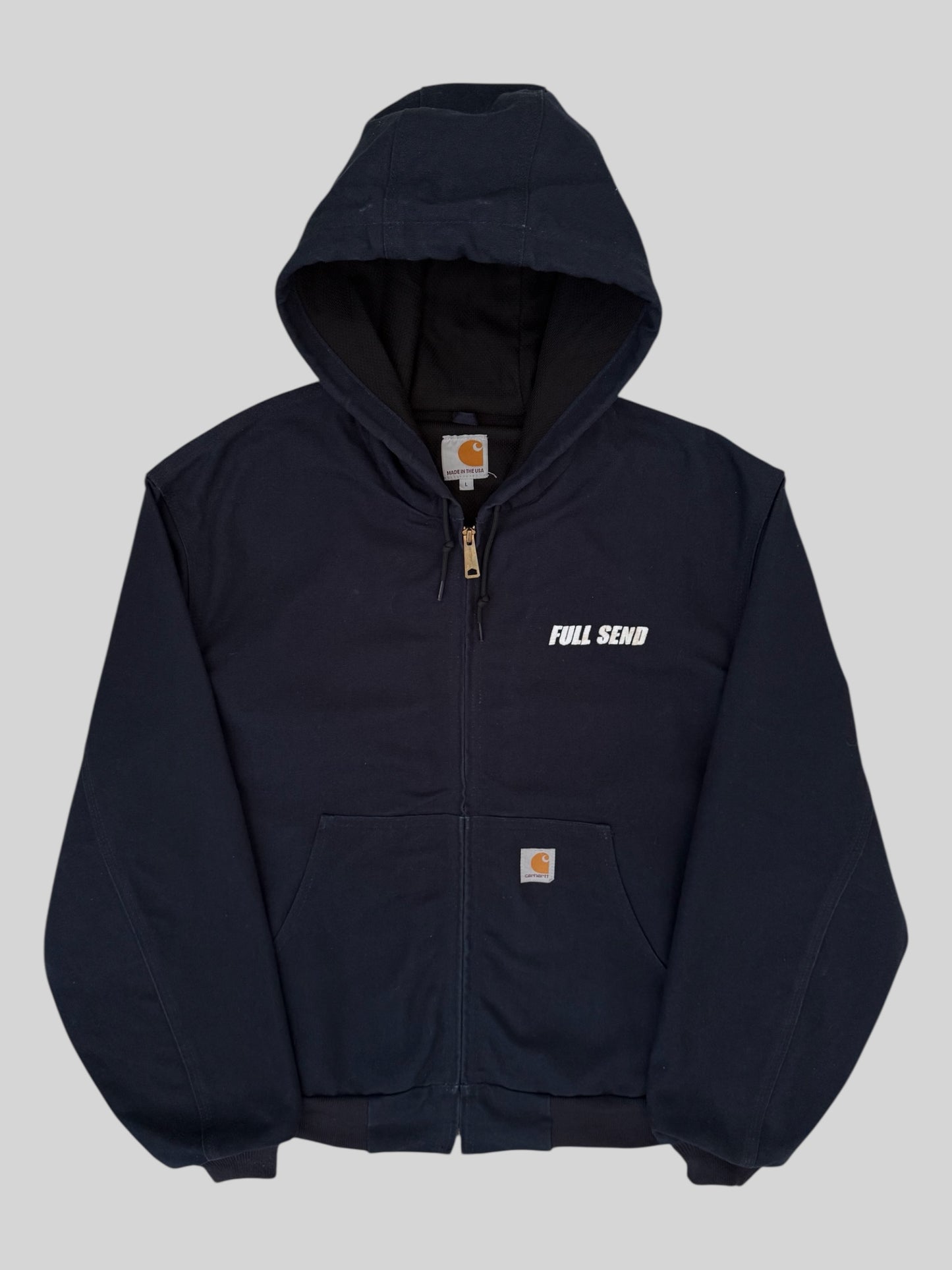 Carhartt 2019 Blanket Lined American Active Jacket J131 DNY Navy Large