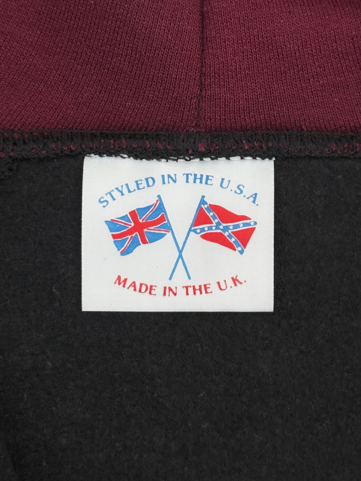 Rare Vintage The Prodigy The Fat of The Land 1997 Full Zip Hoodie Black Large