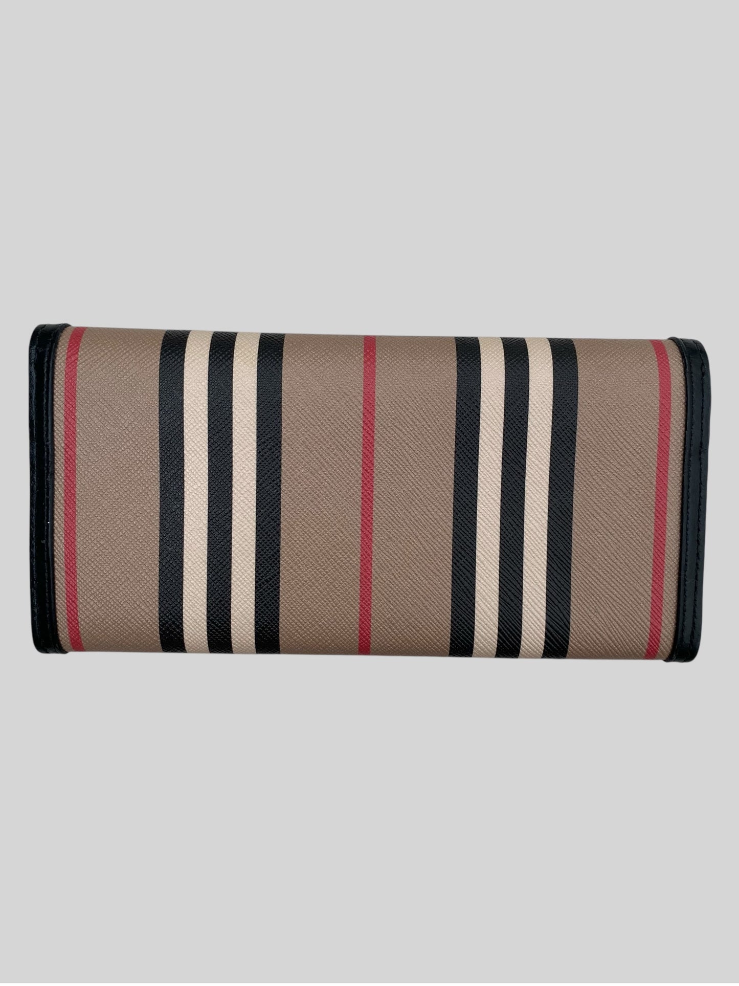 Burberry Halton Striped Logo Continental Wallet Clutch £650RRP