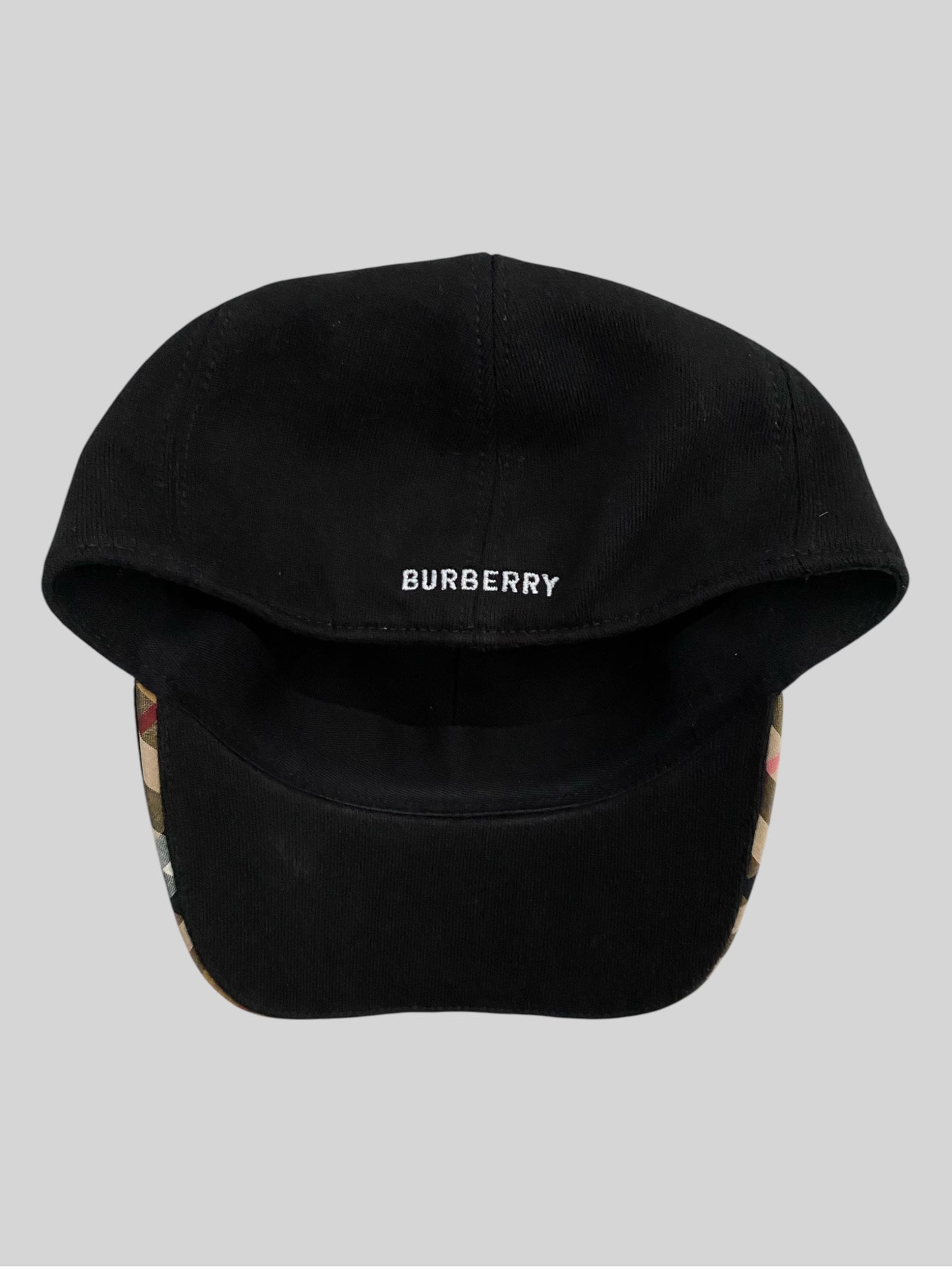 Burberry Embroidered Baseball Cap Black Small £240RRP