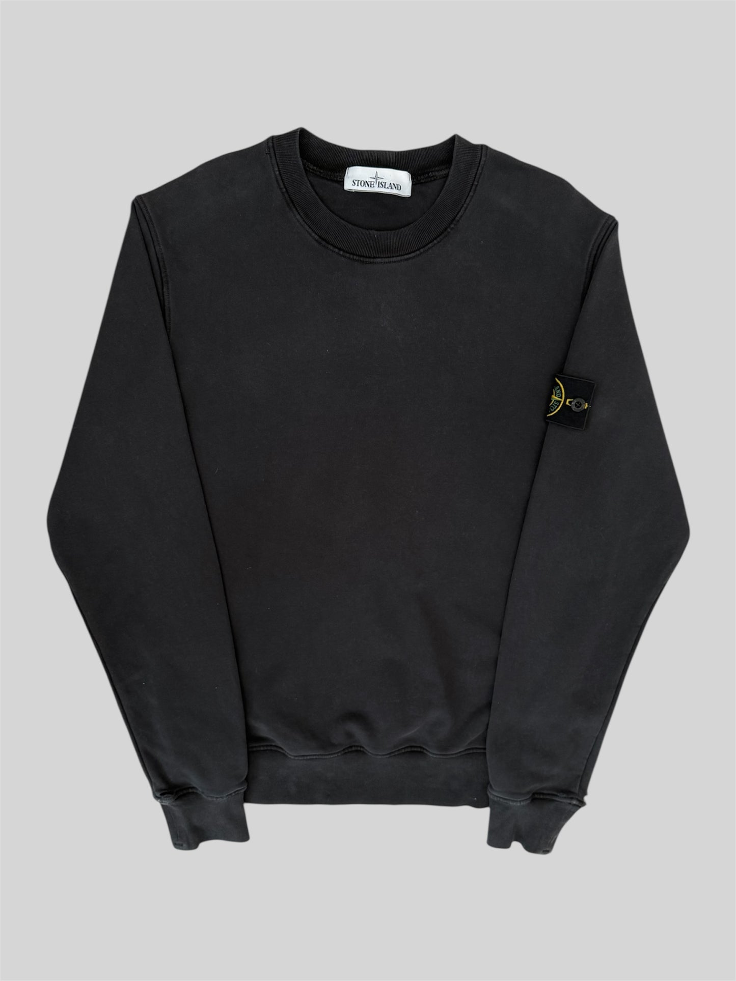 Authentic Stone Island 2021 Pullover Sweatshirt Black Small