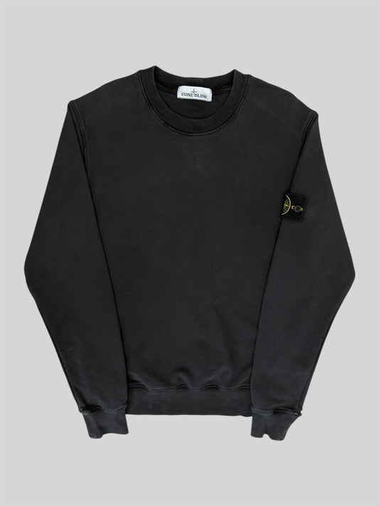 Authentic Stone Island 2021 Pullover Sweatshirt Black Small