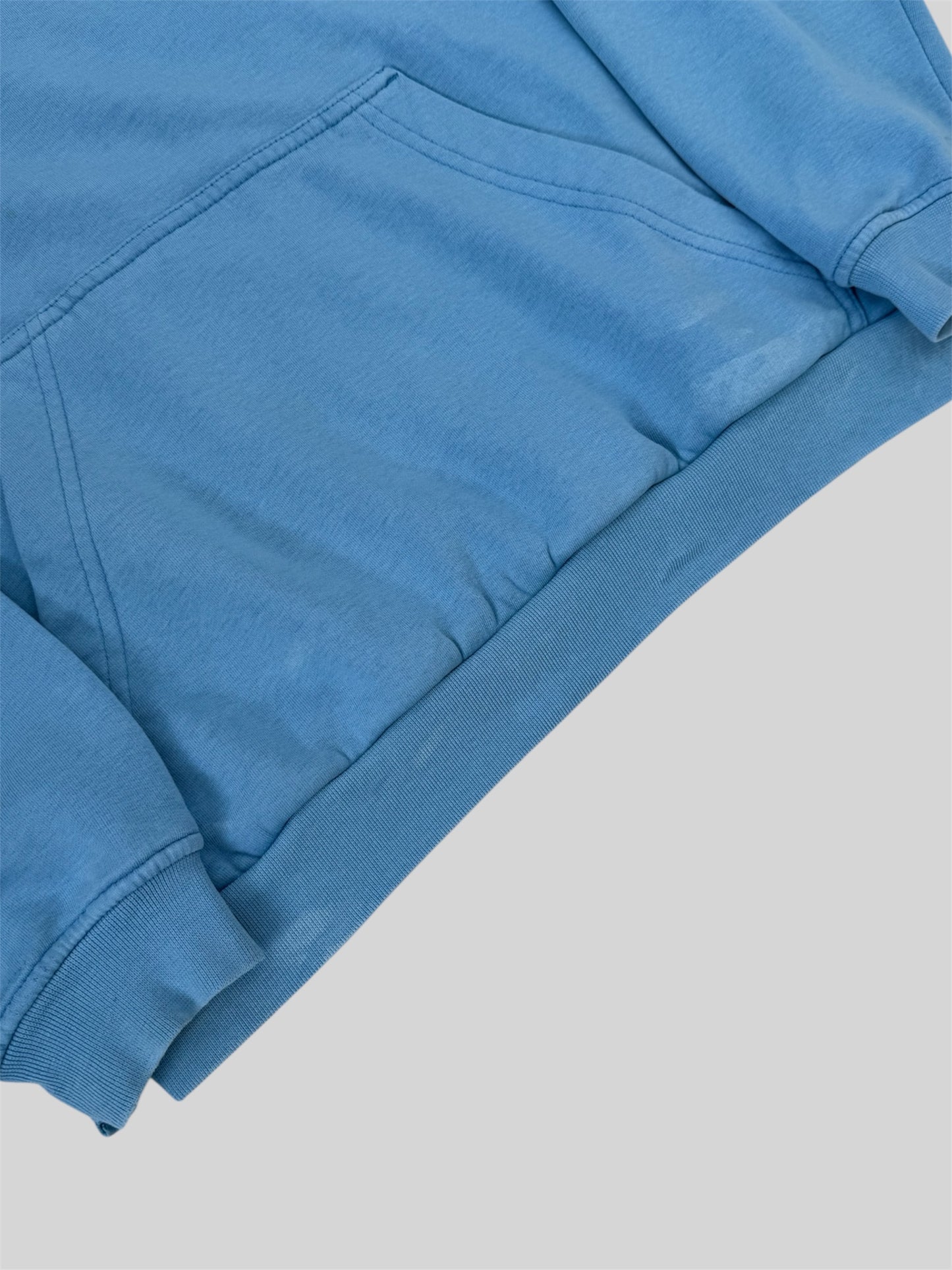Vintage 2000s Nike Athletic Spellout Pullover Hoodie Light Blue Medium