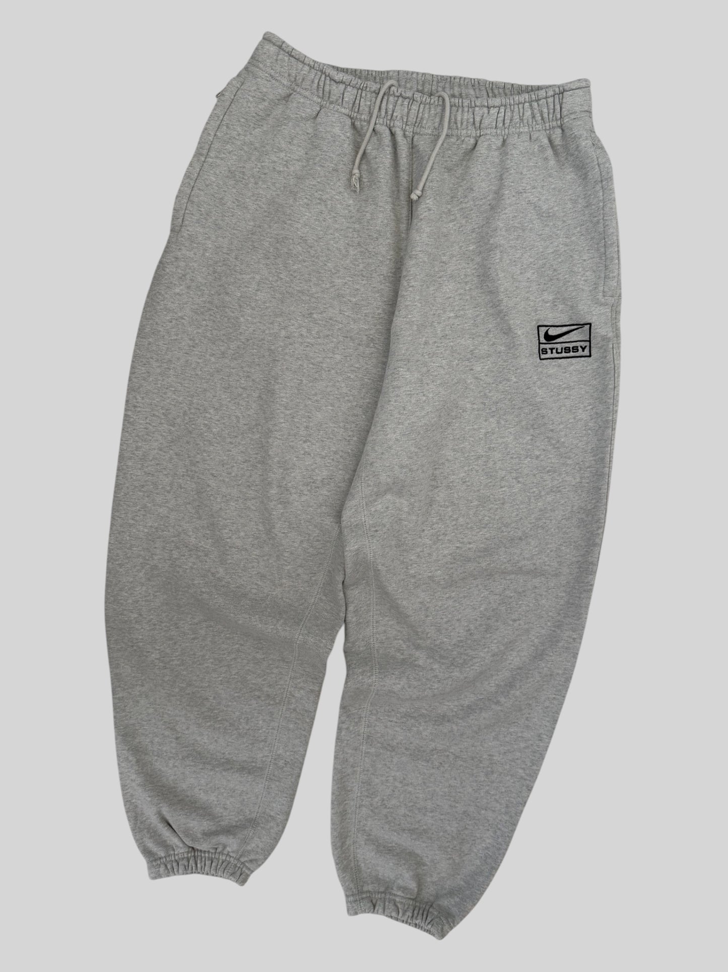 Authentic Nike x Stussy Cuffed Joggers Light Grey Medium *Original Packaging*
