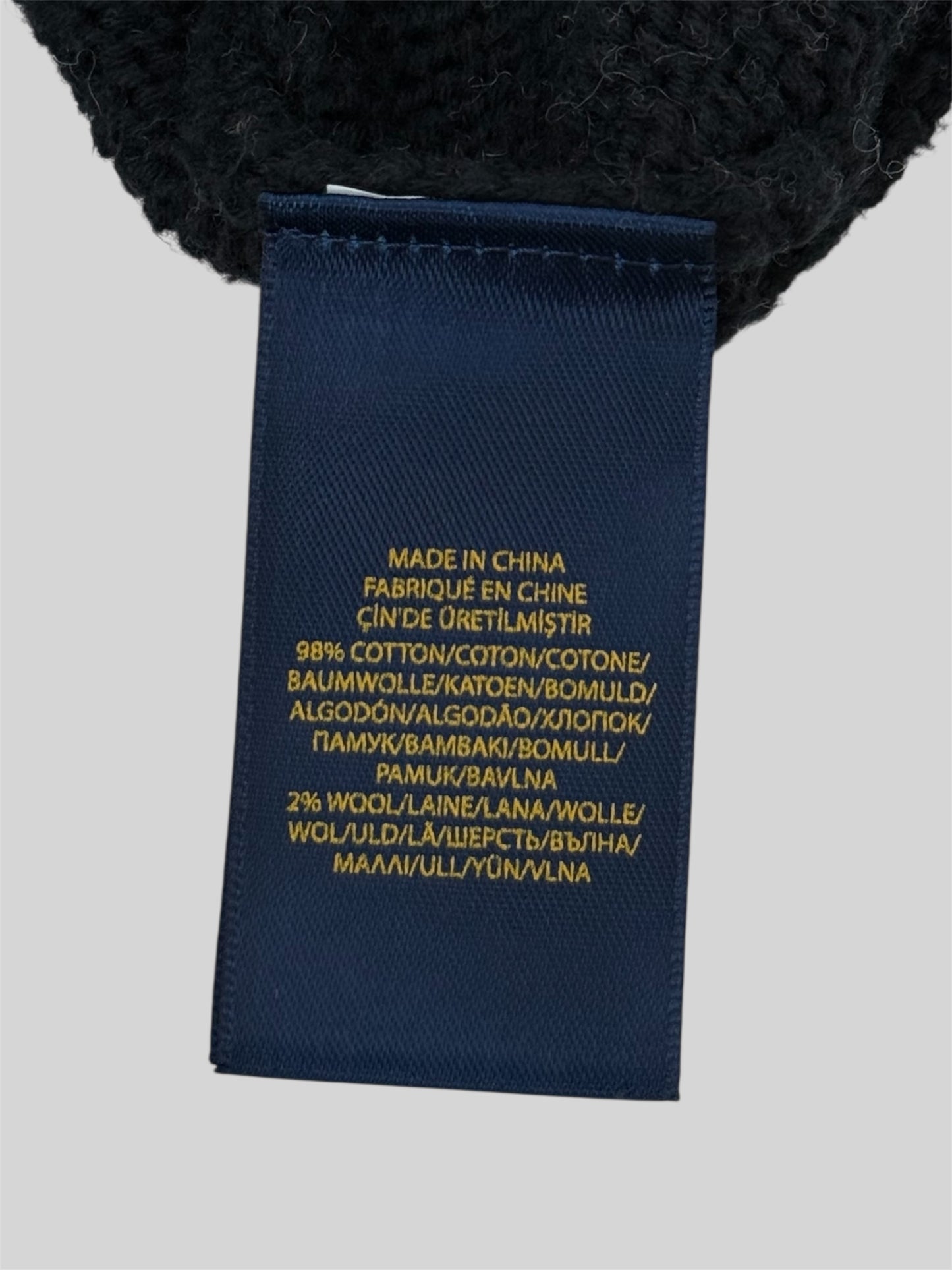 Authentic Polo Ralph Lauren 2010s Christmas Knitted Jumper Black Large (14-16)