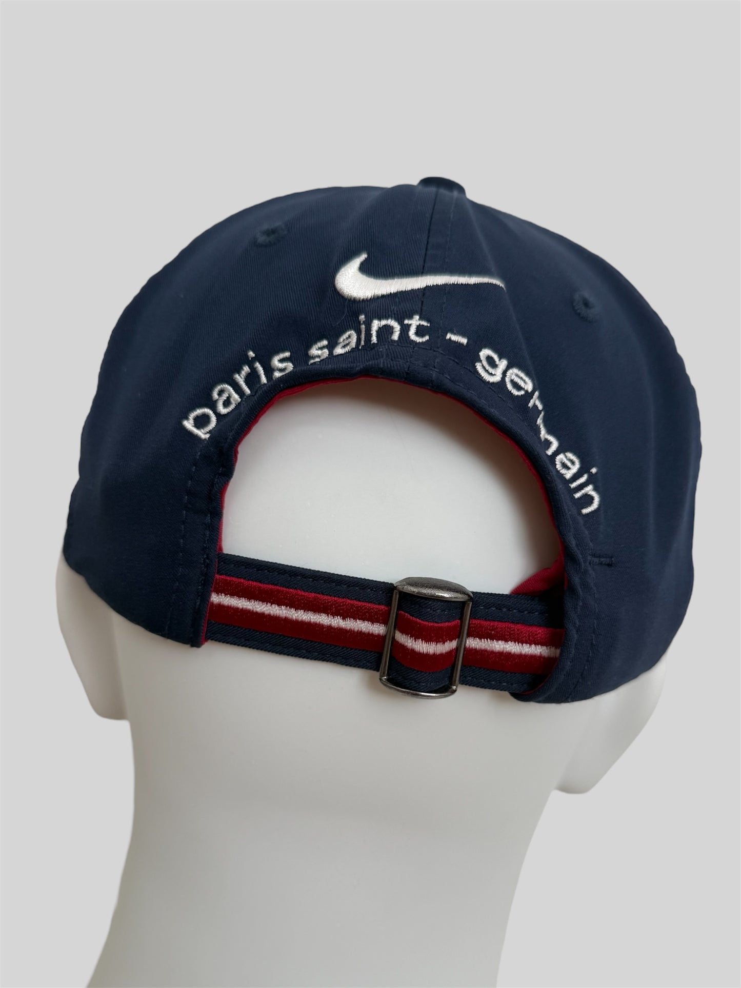 Rare Vintage Nike 2000s Paris Saint-Germain Baseball Cap Navy One Size