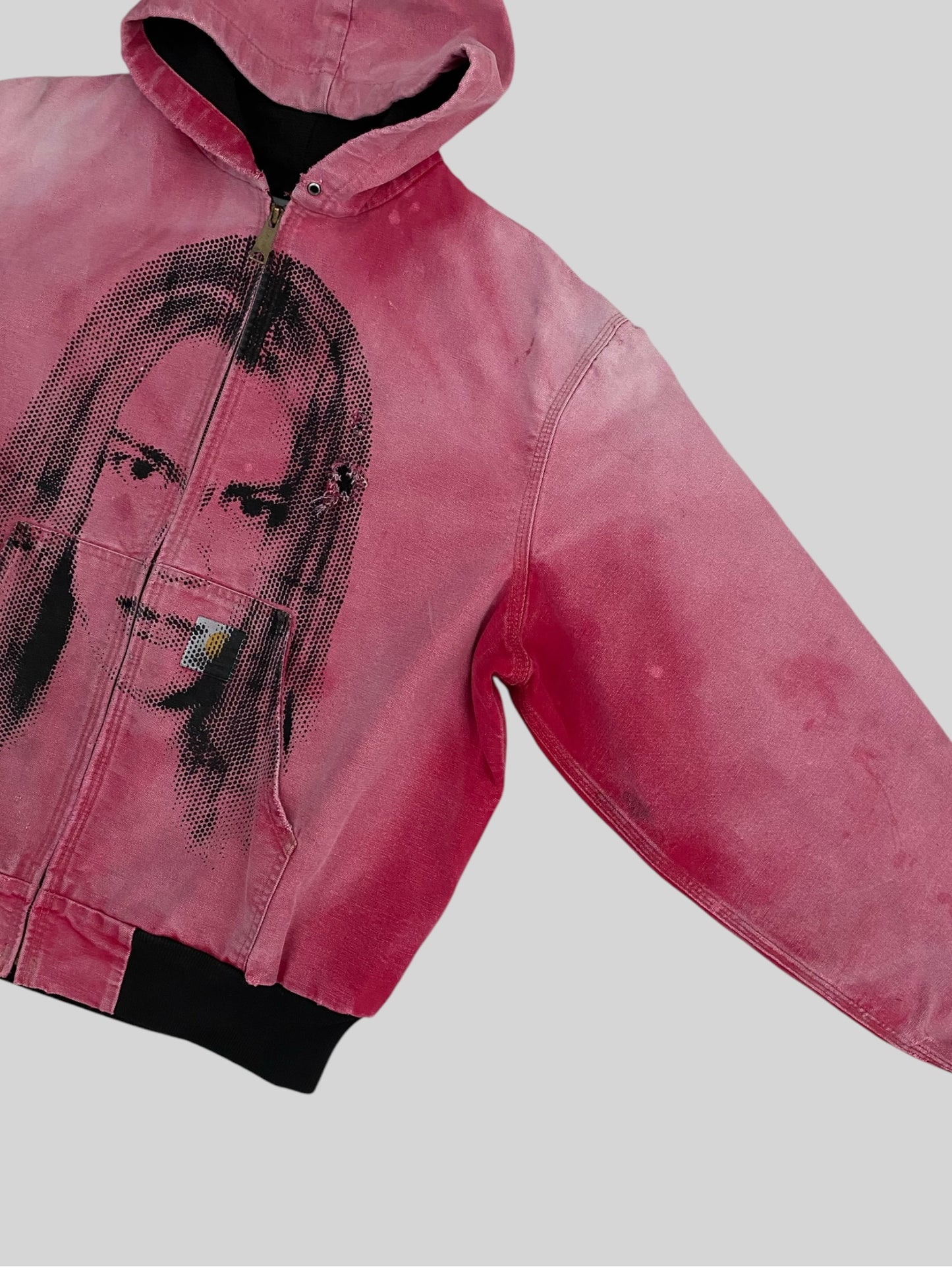 Rare Carhartt Jacket Used In The Fall/Winter 2022 Fashion Show Pink Medium