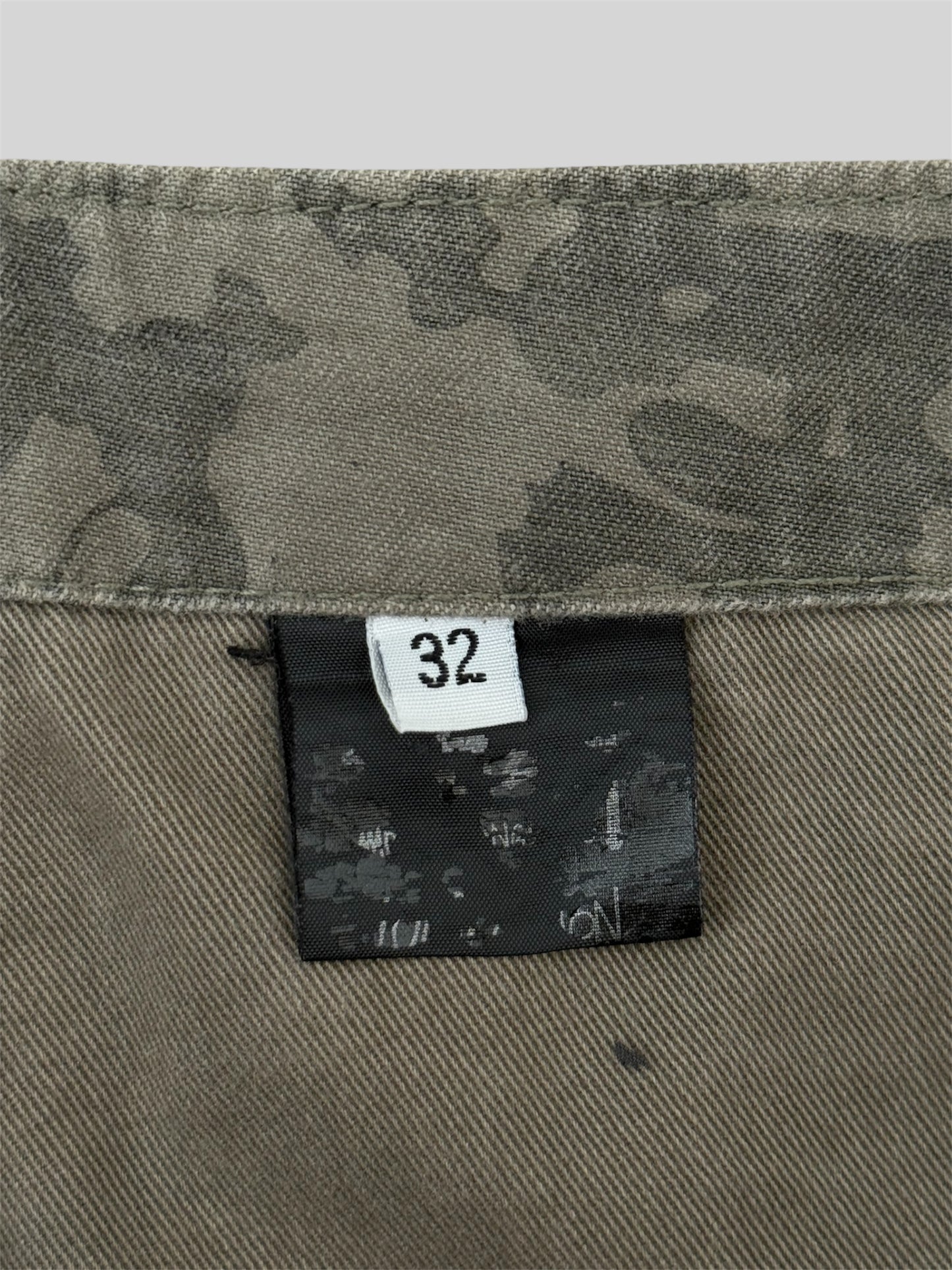 Rare Vintage Stussy 1990s Camouflage Camo Shorts Green W32