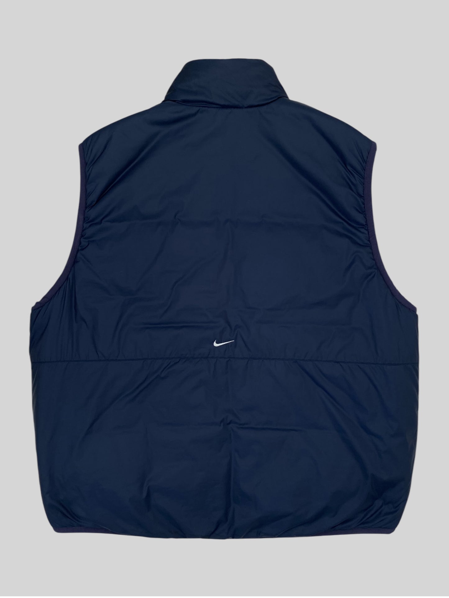 Vintage Nike Reversible Bodywarmer Gilet Navy X-Large