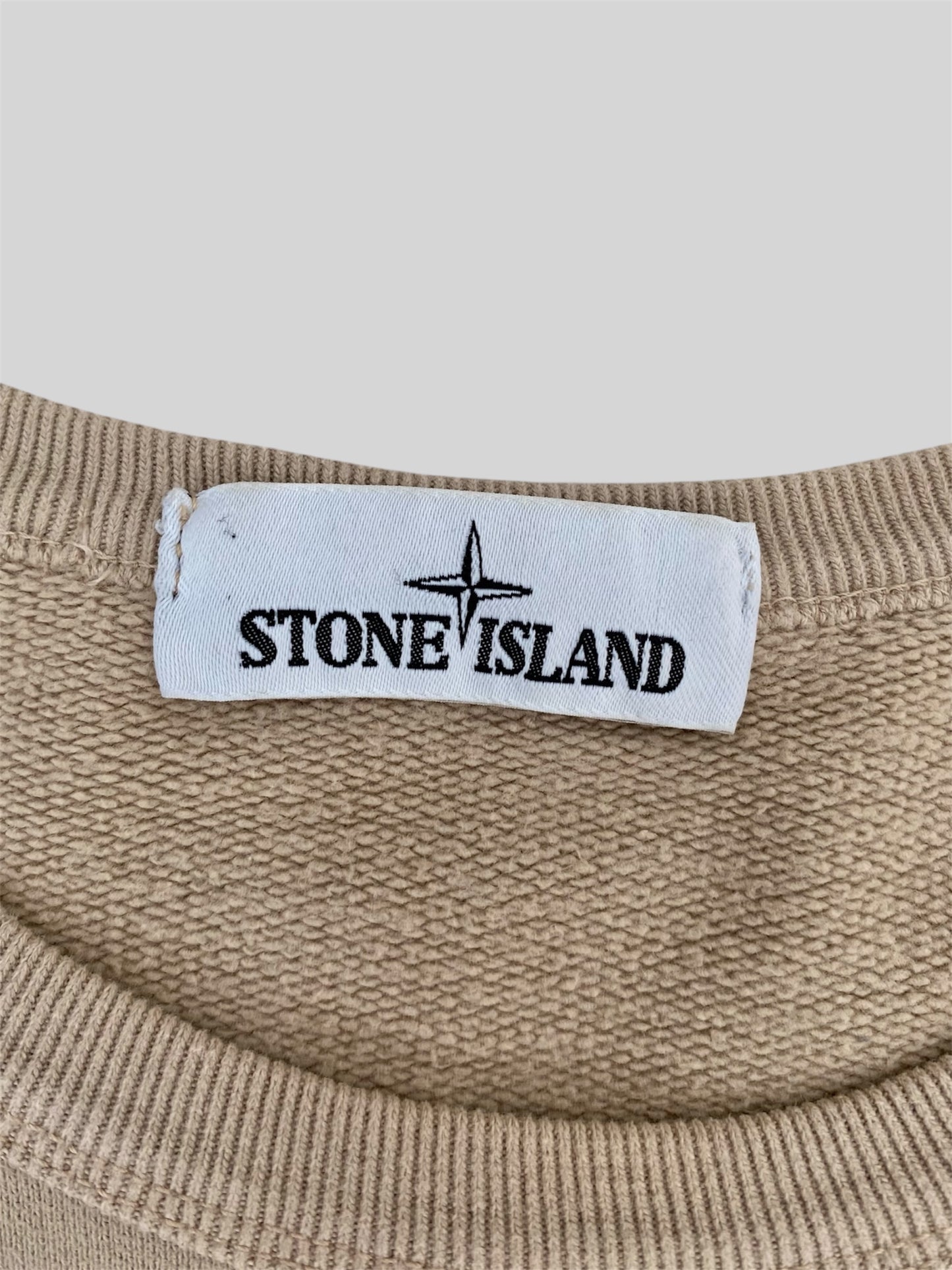 Authentic Stone Island 2019 Pullover Sweatshirt Beige Large