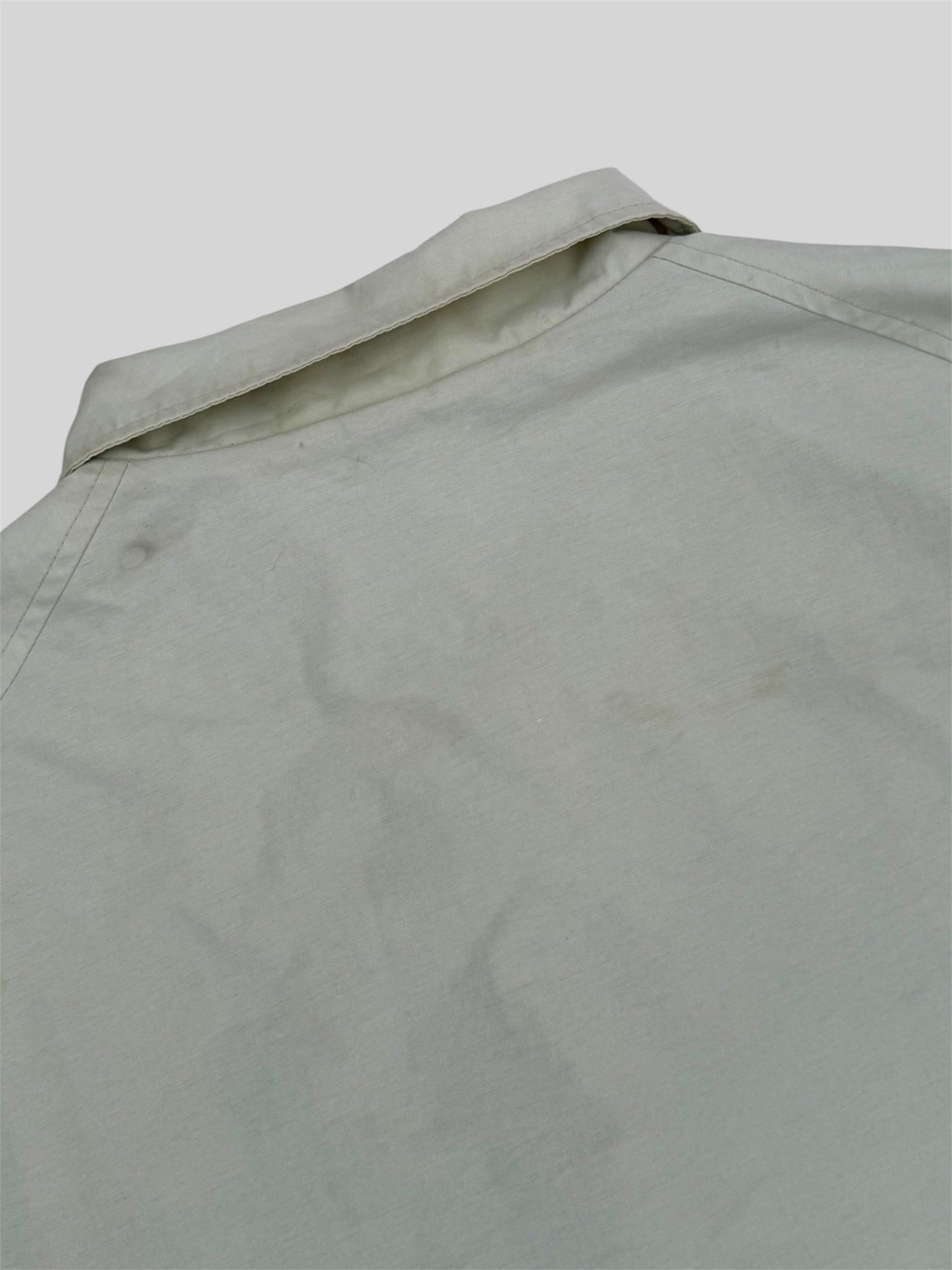 Authentic 1990s Burberry Nova Check Full Zip Coat Beige X-Large