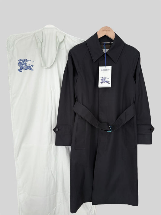 Brand New With Tags Mid Length Regular Fit Trench Coat & Garment Black UK6 £1225RRP