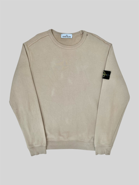 Authentic Stone Island 2019 Pullover Sweatshirt Beige Large