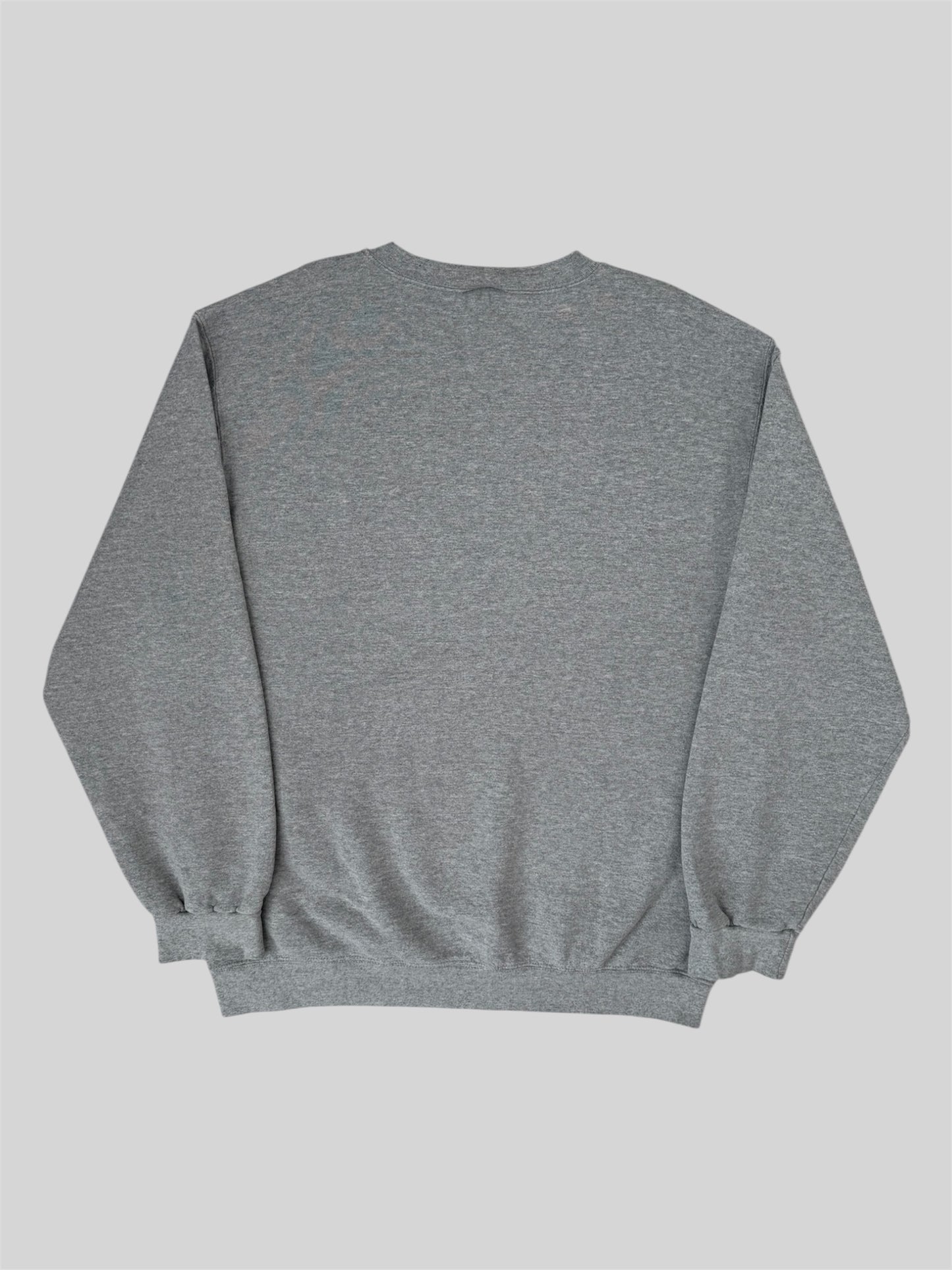 Vintage Nike 90s Embroidered Swoosh Pullover Sweatshirt Light Grey Large