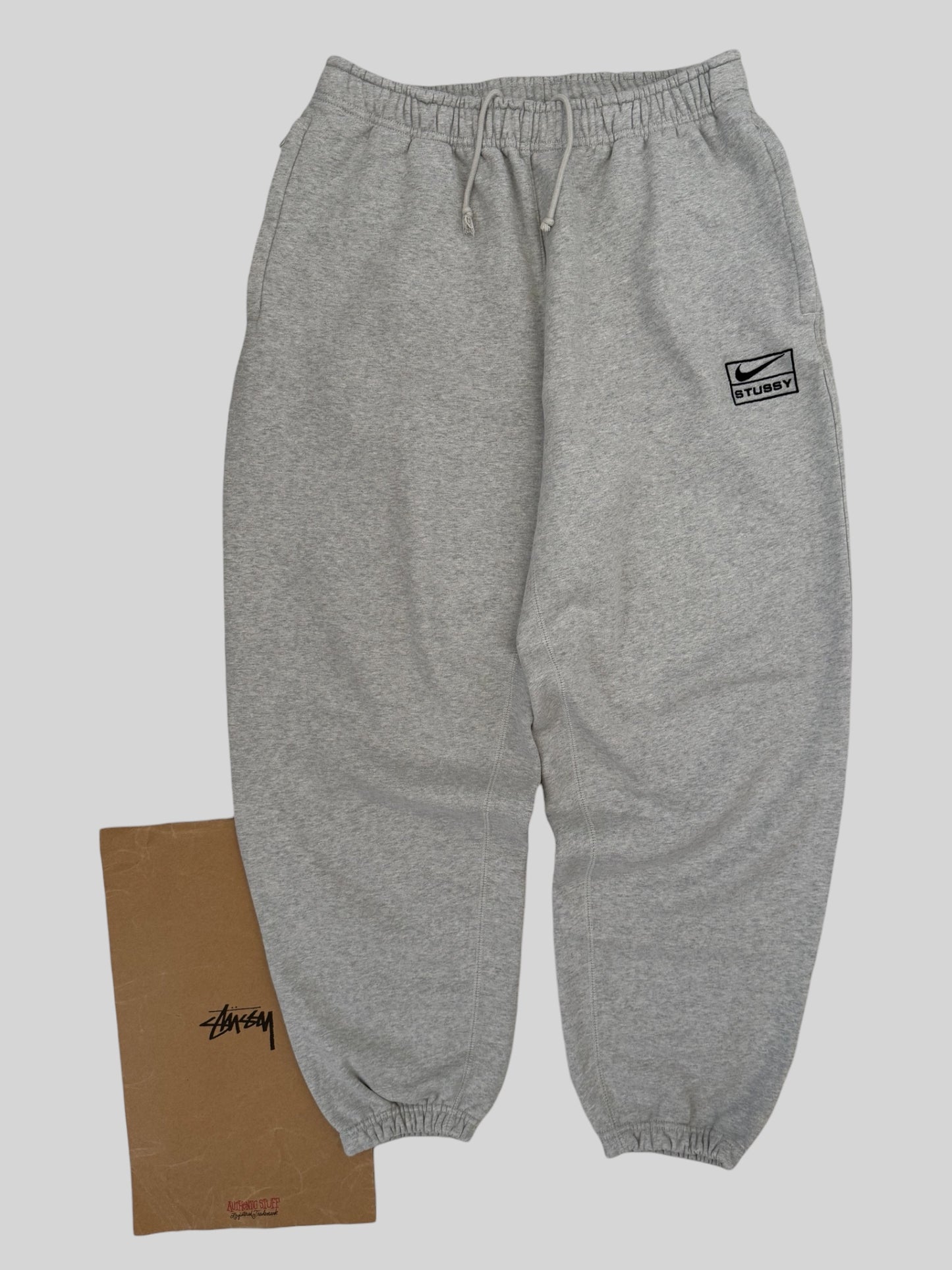 Authentic Nike x Stussy Cuffed Joggers Light Grey Medium *Original Packaging*