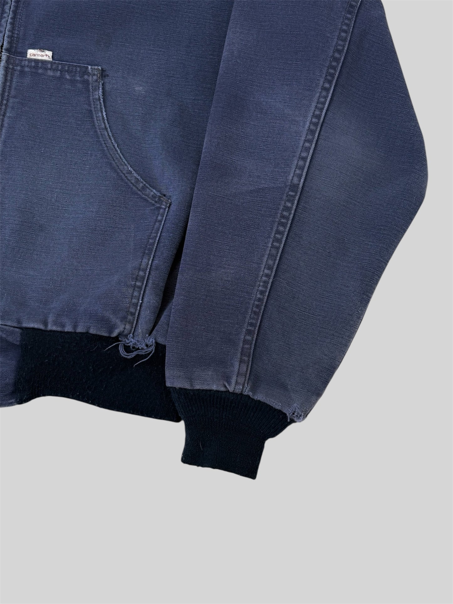 Vintage Carhartt 1990s Thin Lined Active Jacket Navy Large Made In USA