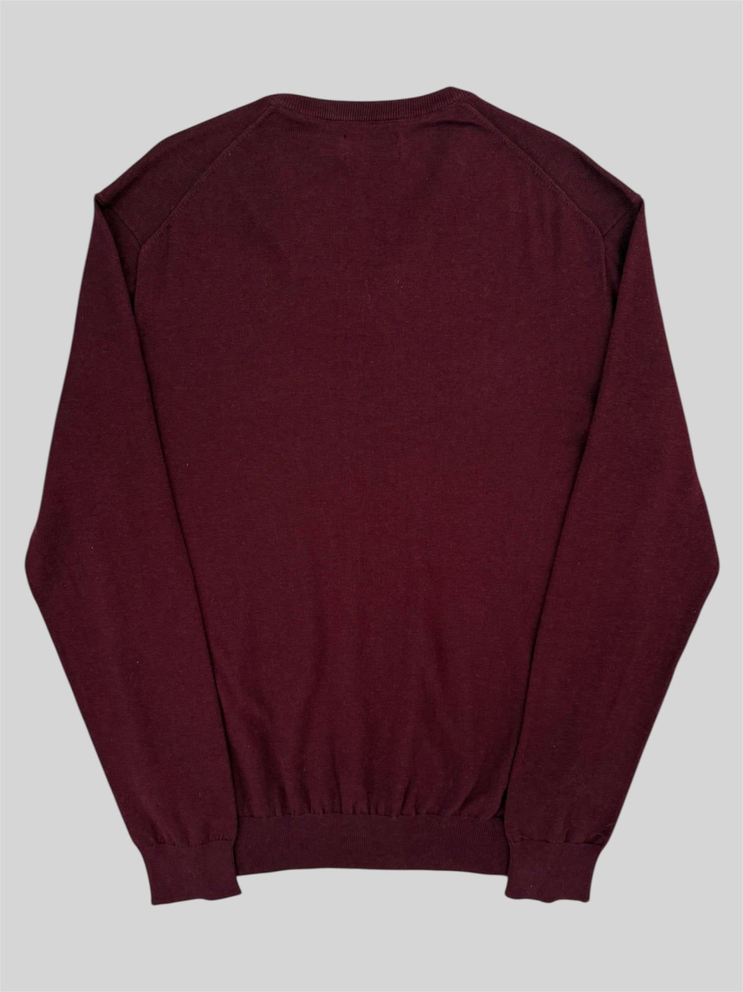 BNWT Authentic Polo Ralph Lauren Pullover Jumper Burgundy Medium £190RRP + Seal Bag