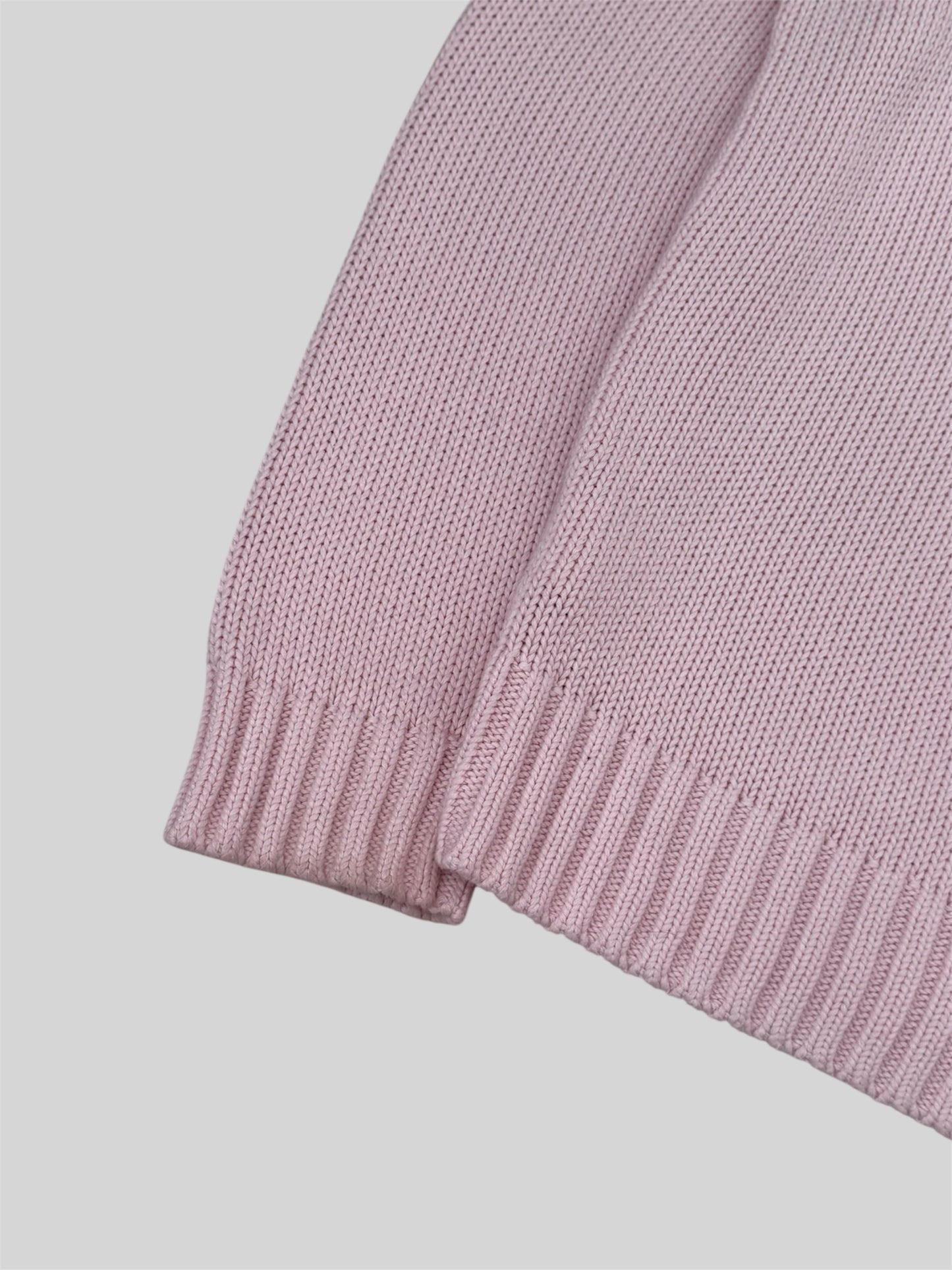 Authentic Pink Pony Ralph Lauren USA Knitted Pullover Jumper Pink XL £375RRP