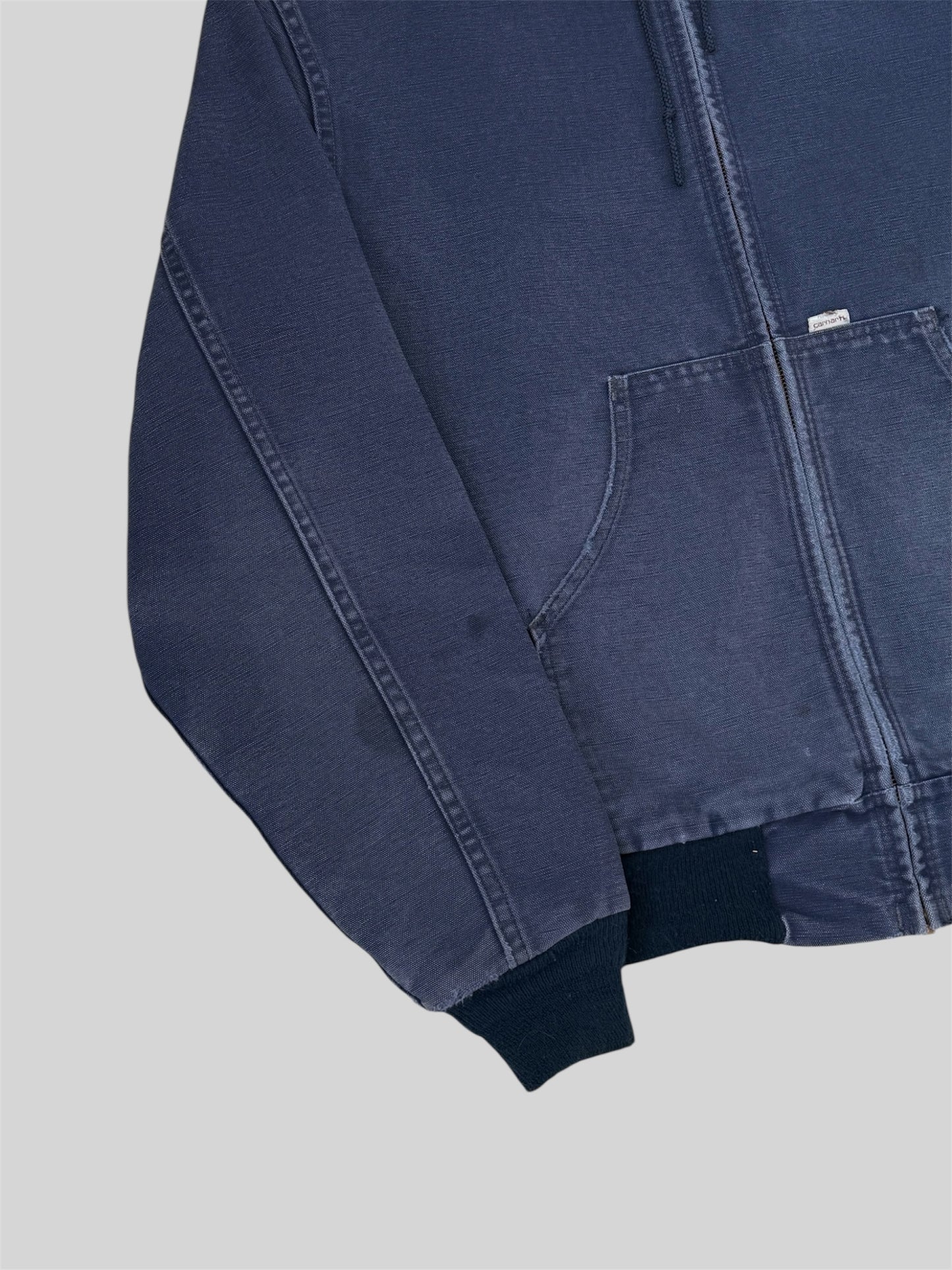 Vintage Carhartt 1990s Thin Lined Active Jacket Navy Large Made In USA