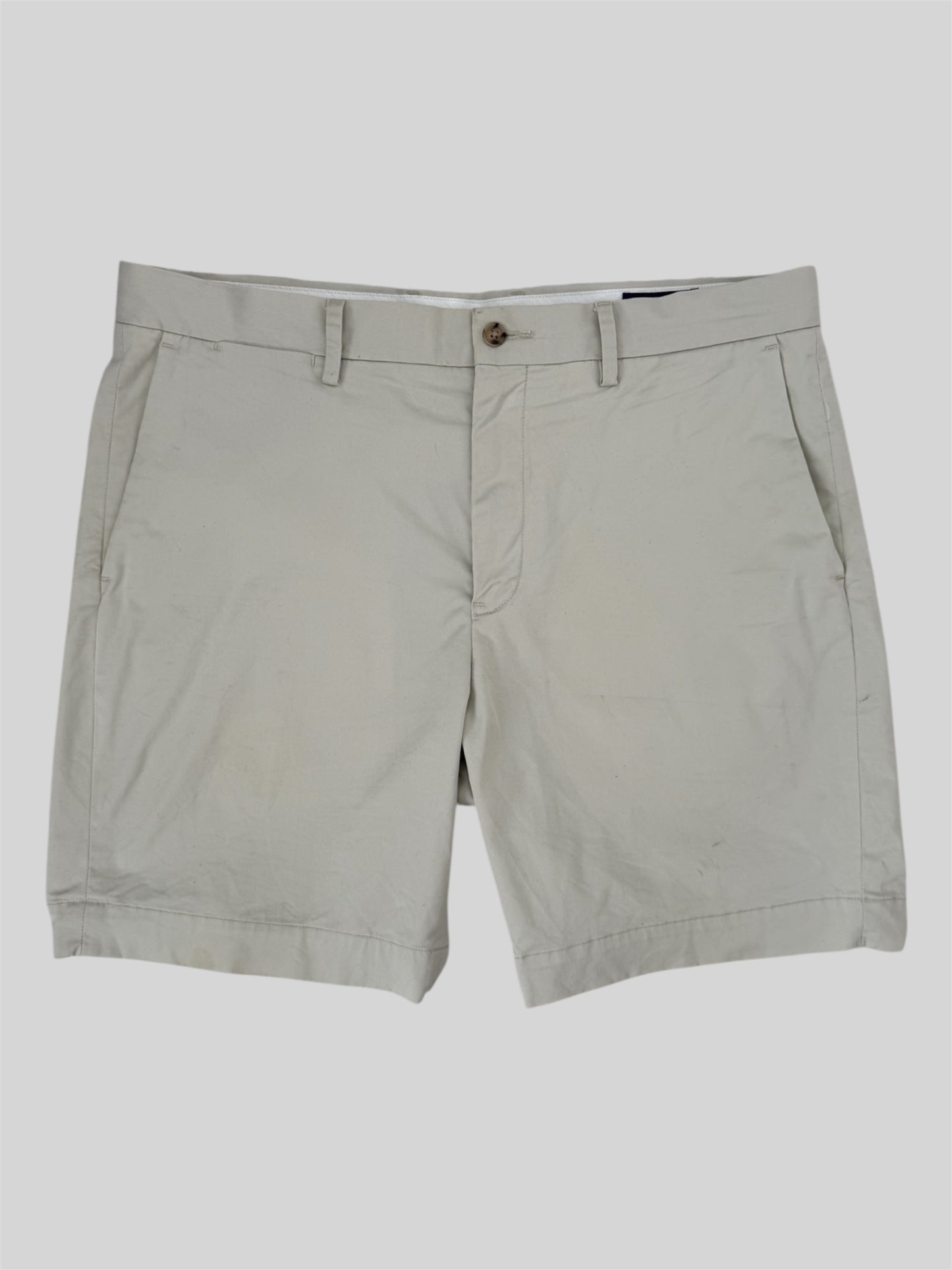 Polo Ralph Lauren Stretch Straight Fit Casual Chino Shorts Green Beige W34