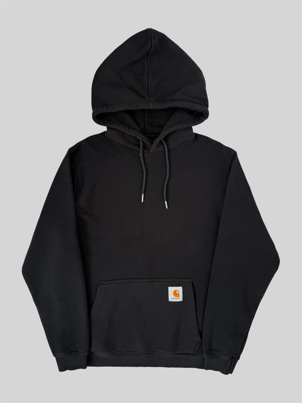 Modern Carhartt Embroidered Hoodie K121 BLK Black Large