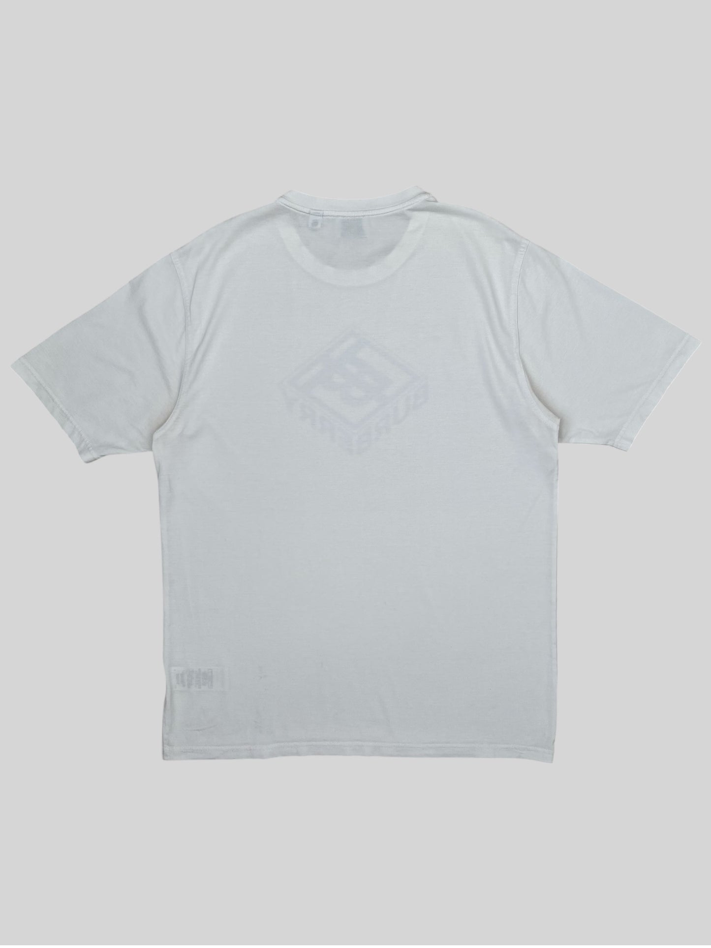 Burberry Men’s White Diamond Logo Graphic T Shirt Small £290RRP