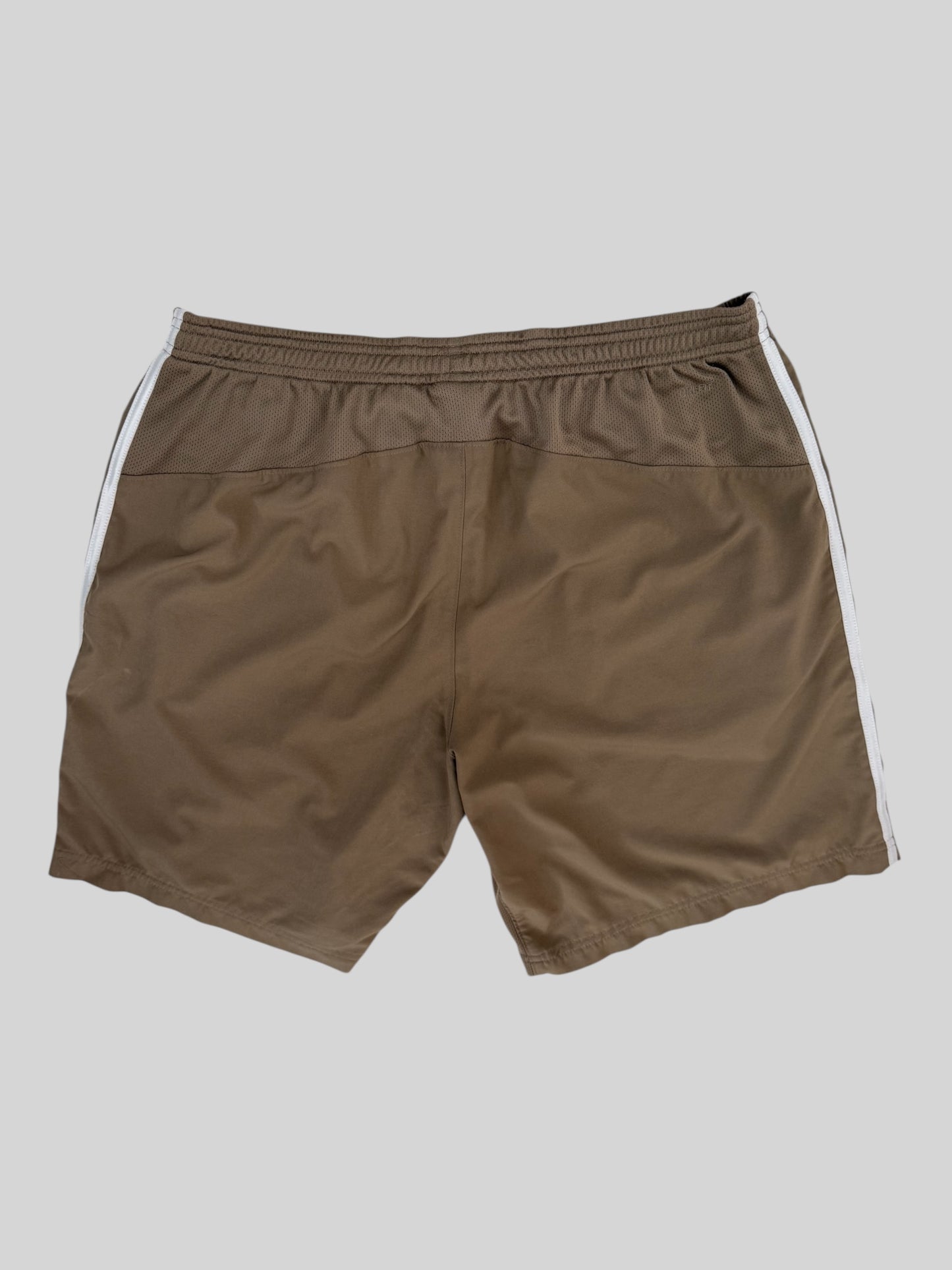 Vintage Nike 2000s Dri-Fit Baggy Sportswear Beach Shorts Brown Large (W32/W34)