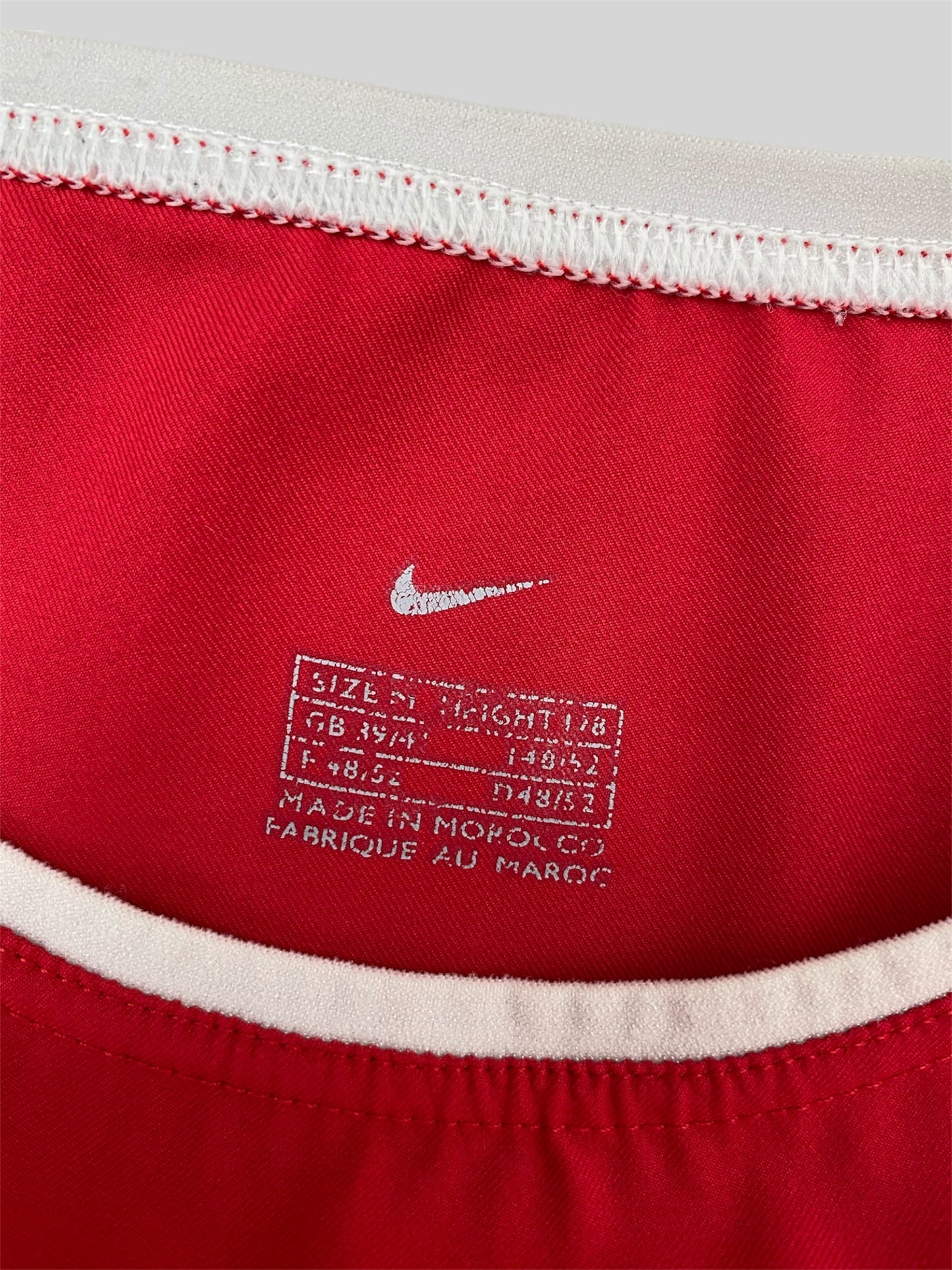 Arsenal 2002/2004 Nike Home Shirt Red Medium