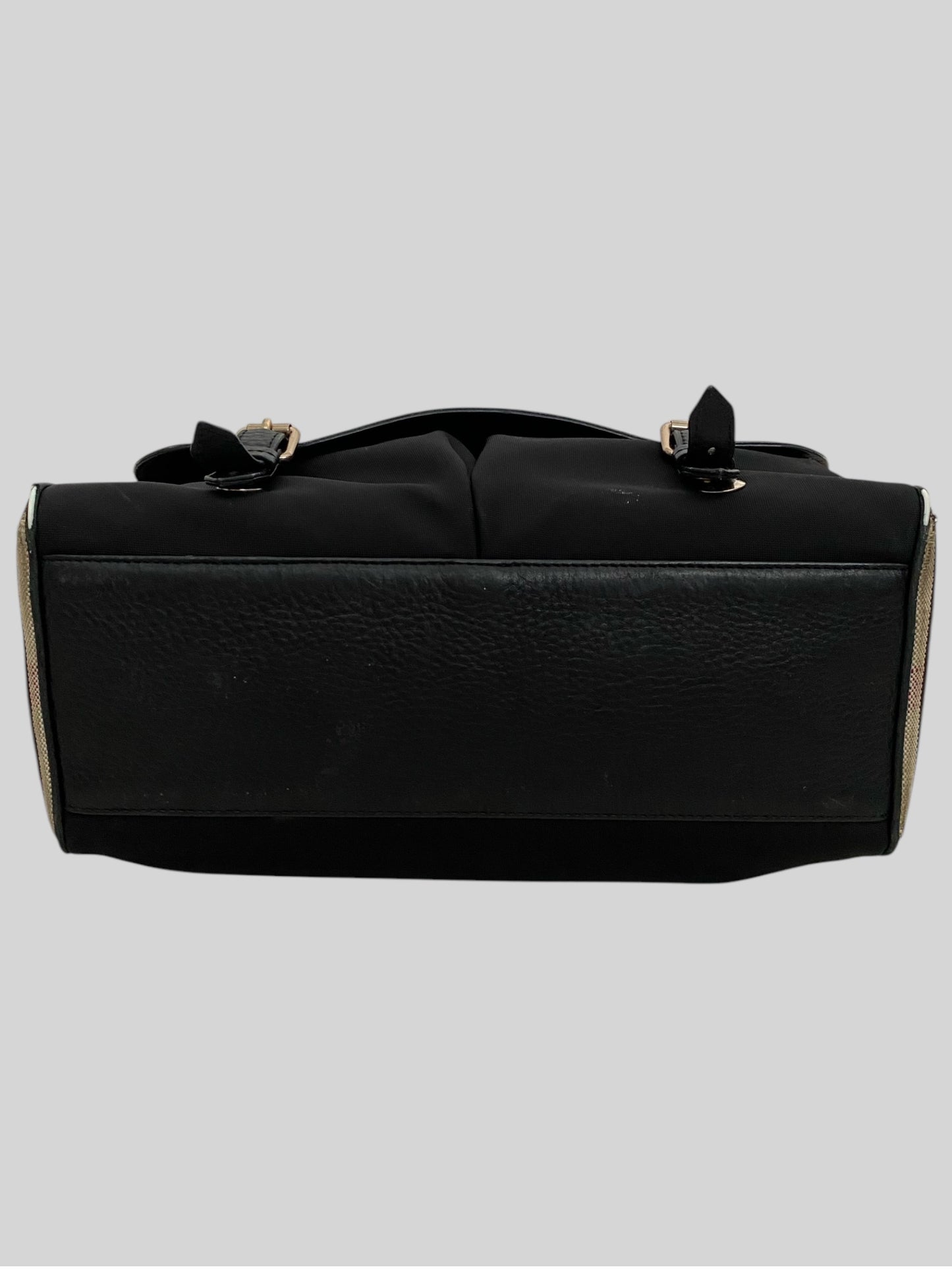 Burberry Nova Check Diaper Changing Messenger Bag Black